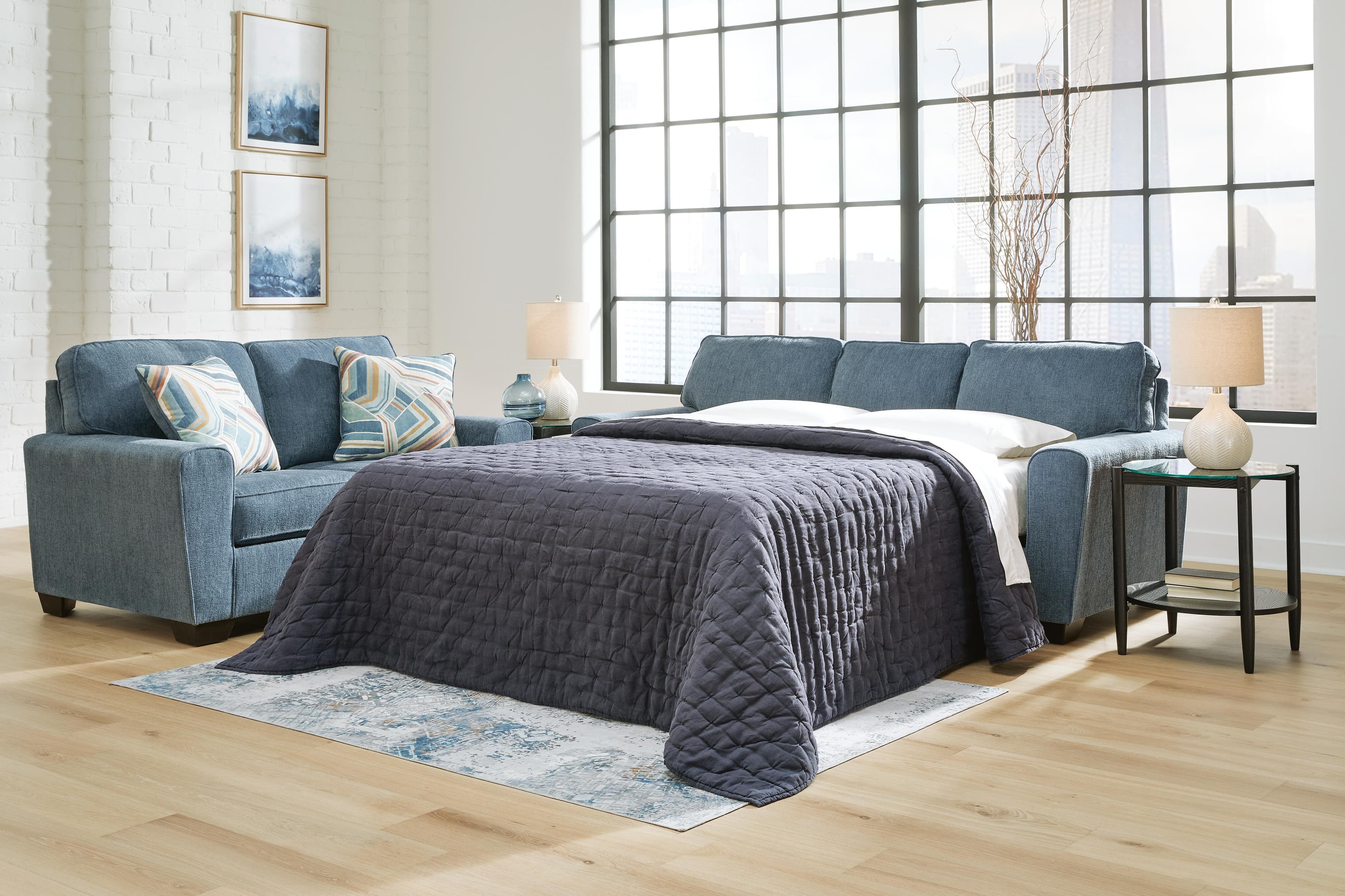 Cashton Queen Sofa Sleeper and Chair