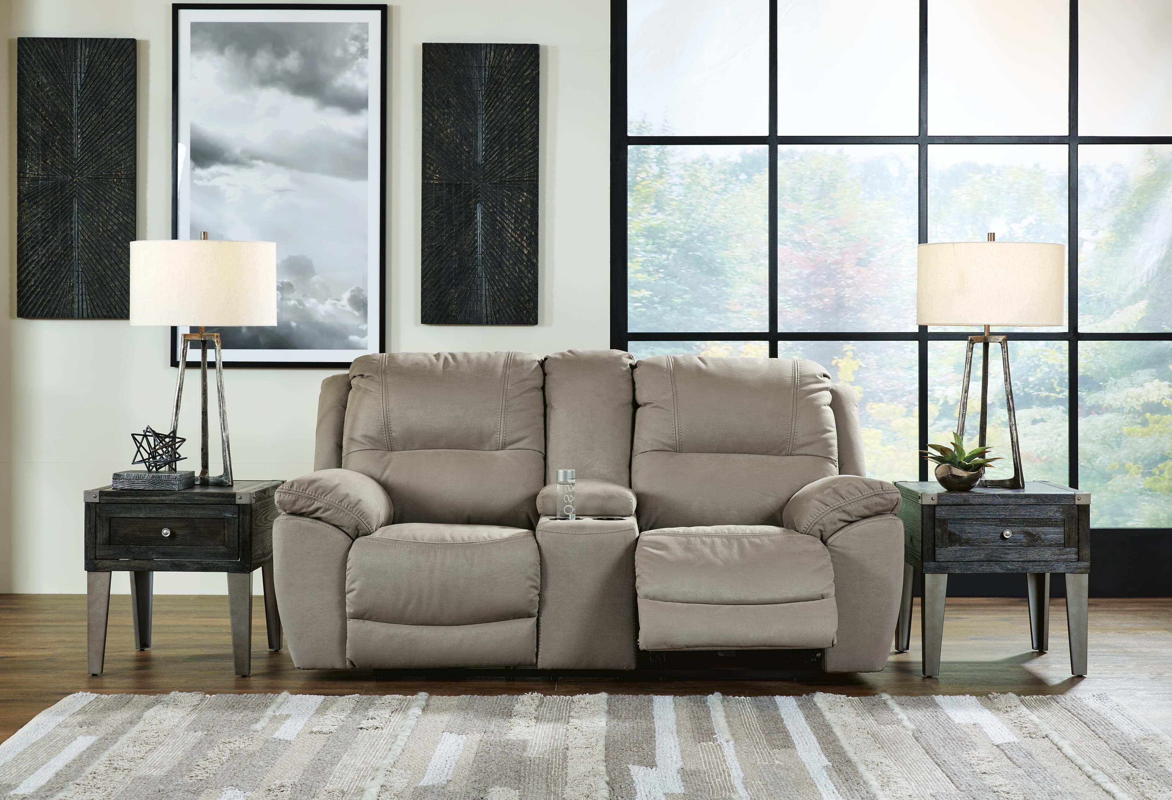 Next-gen Gaucho Power Reclining Loveseat with Console