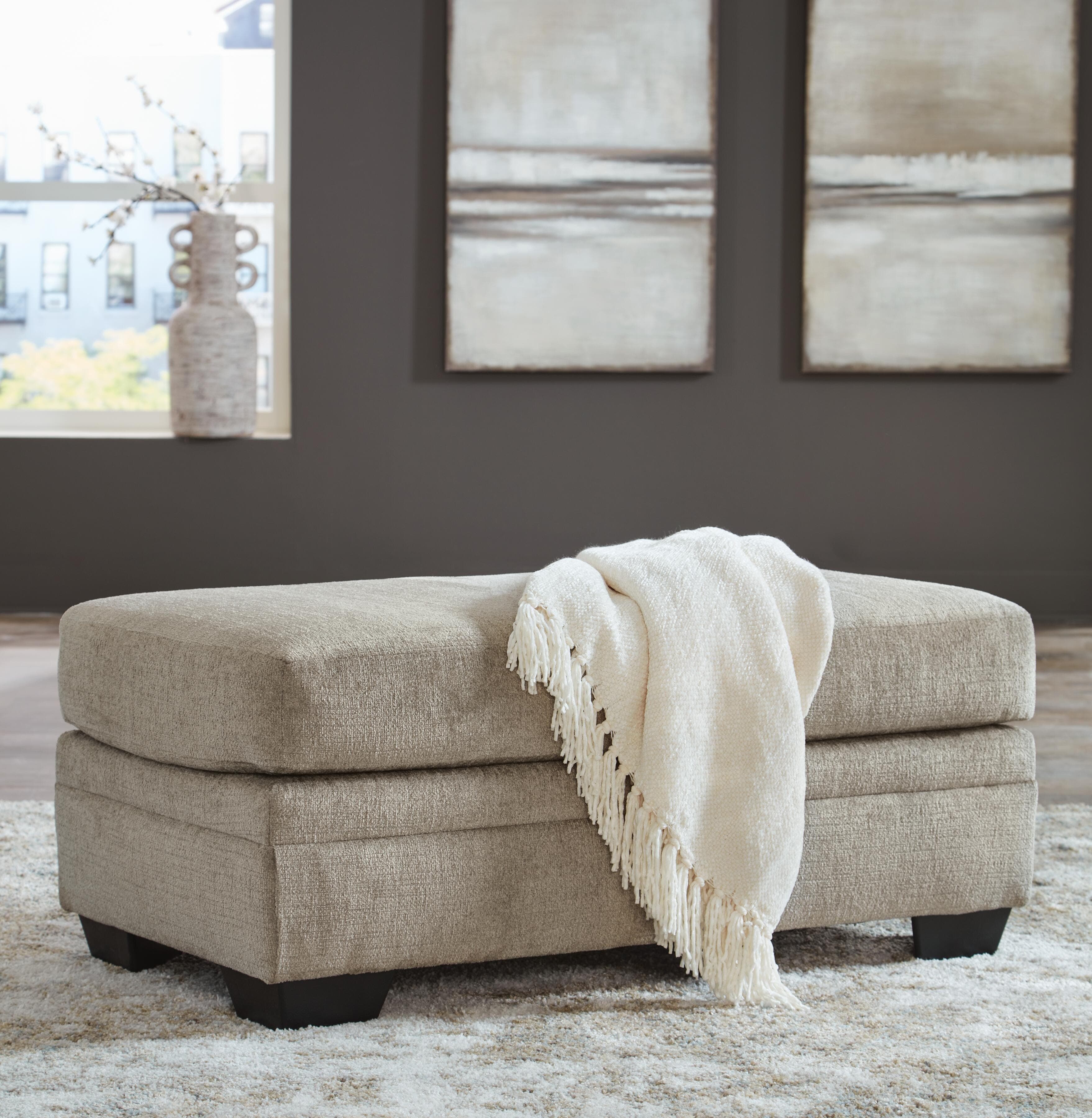 Stonemeade Ottoman (Taupe)