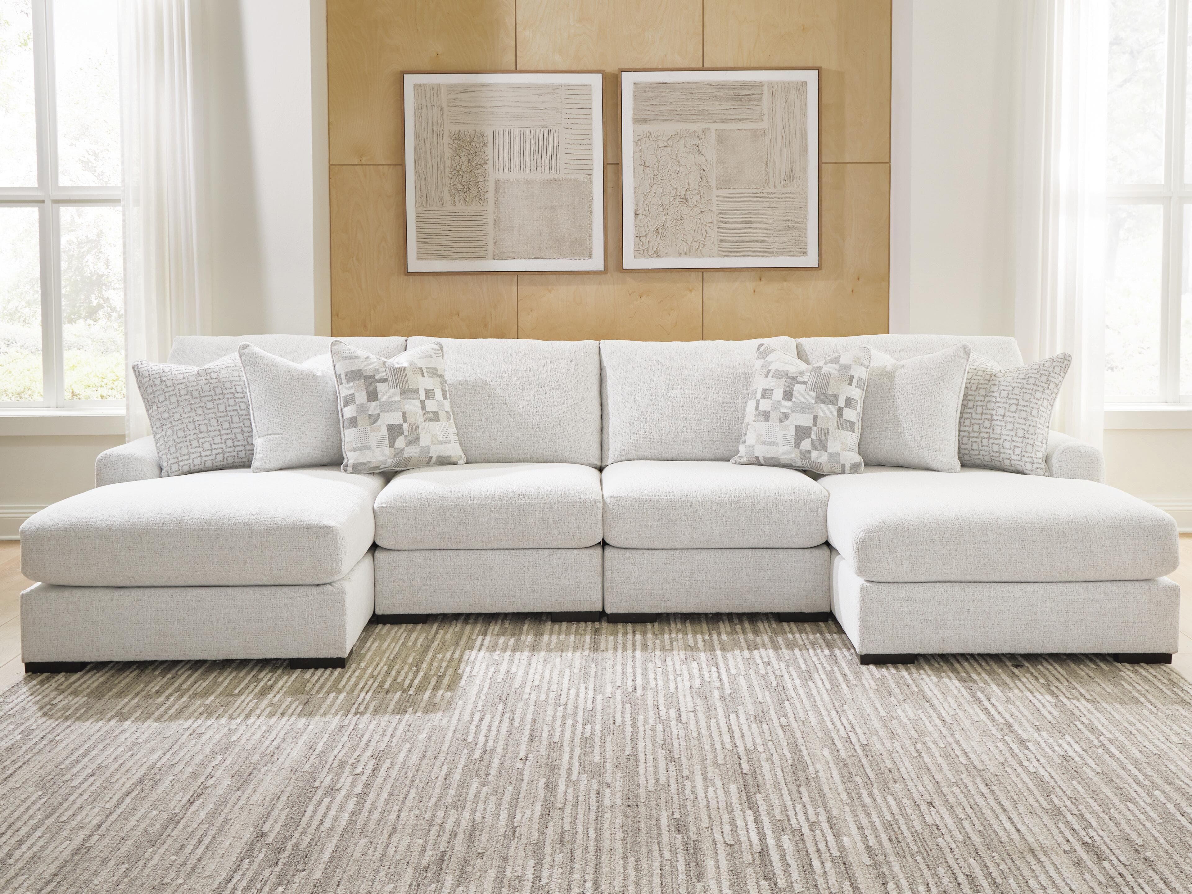 Misty-Lakes 4-Piece Double Chaise Sectional
