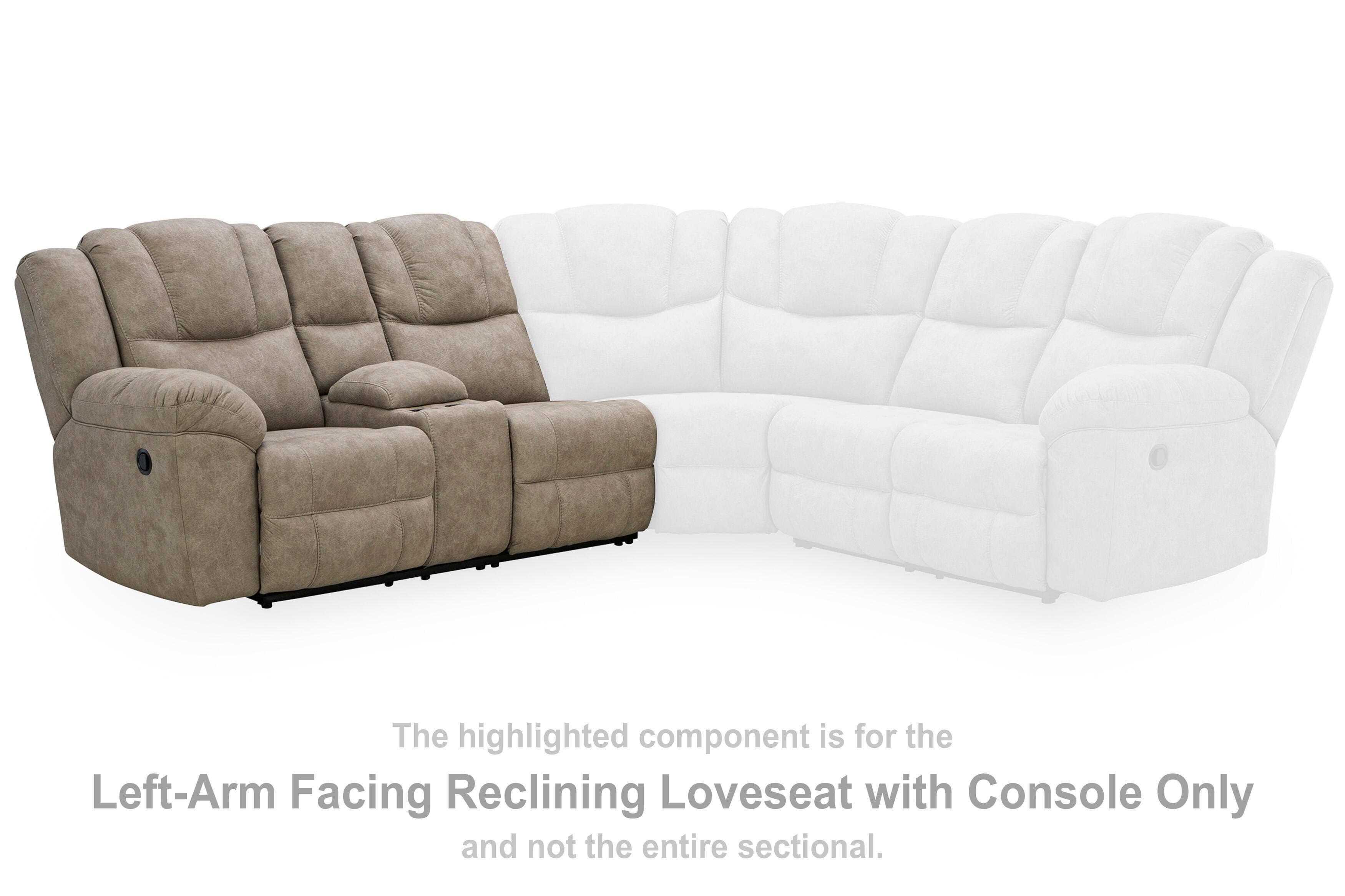 Pearce-pike 3-piece Reclining Sectional with Double Console