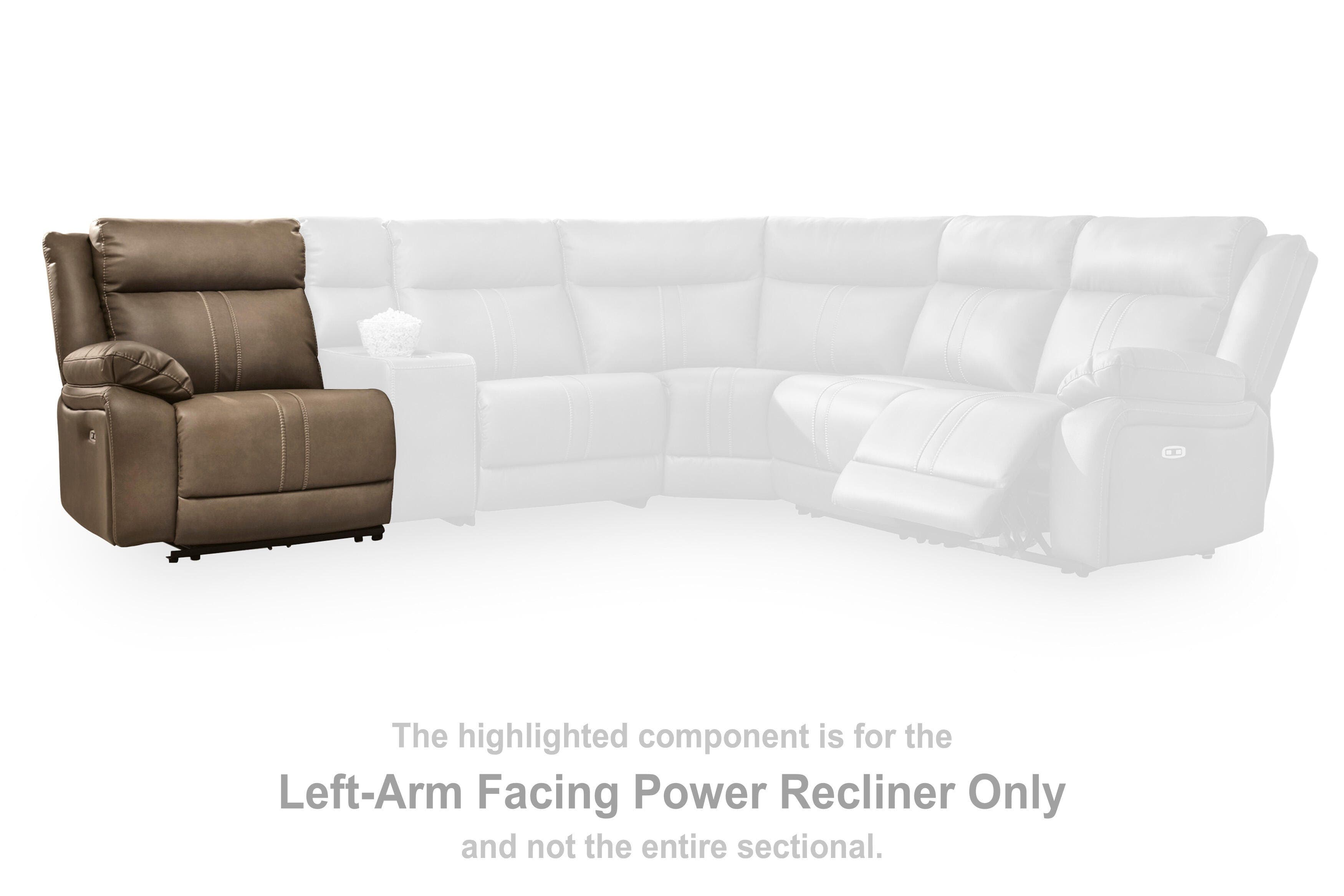Max-momentum 2-piece Power Reclining Sectional Loveseat