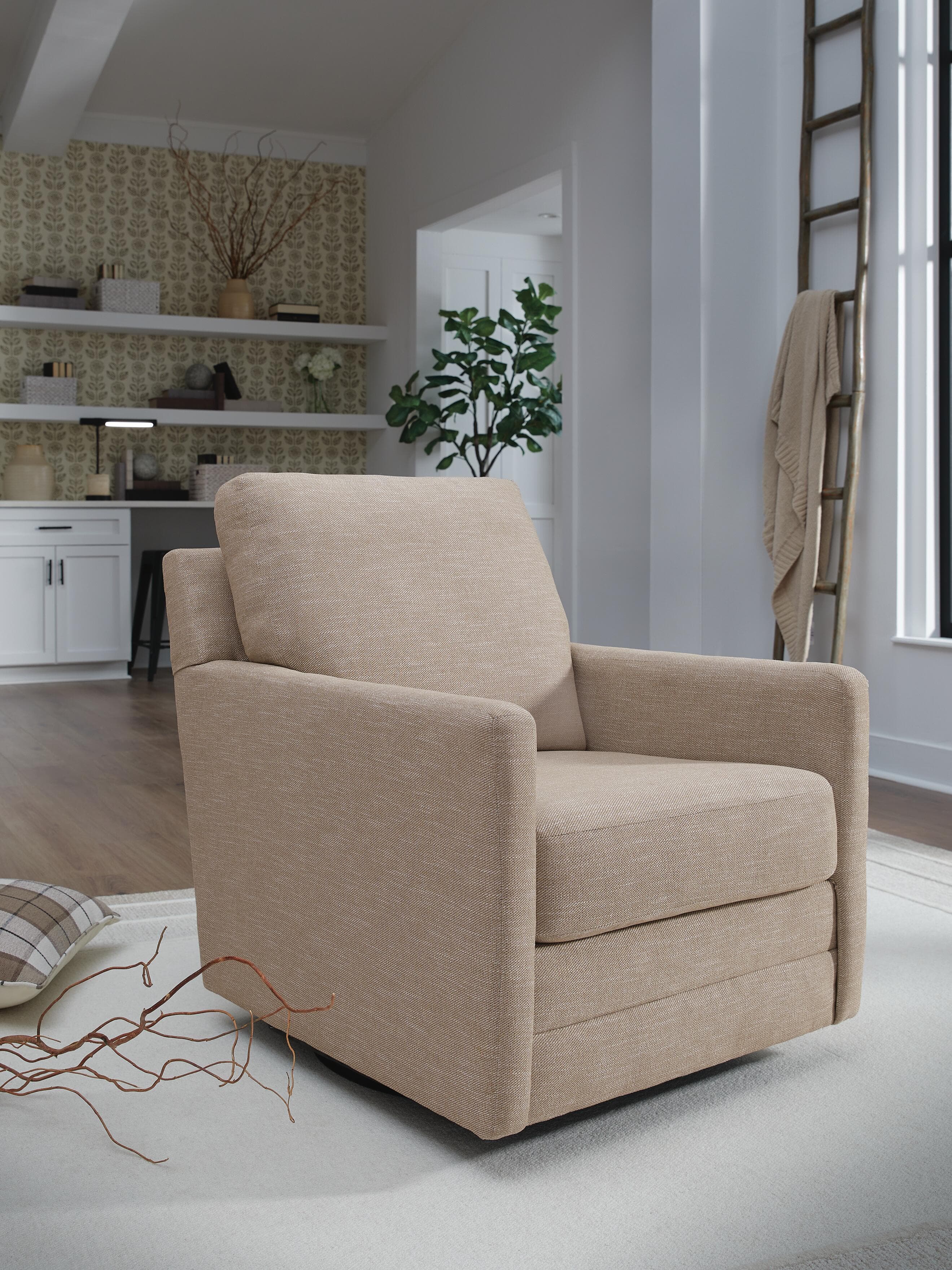 Freybourne Next-gen Nuvella Swivel Accent Chair