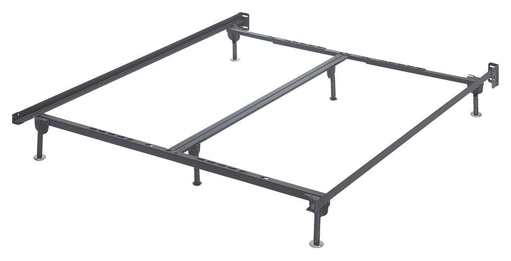 Drystan King Panel Headboard with Metal Frame, Dresser, Mirror, and Nightstand