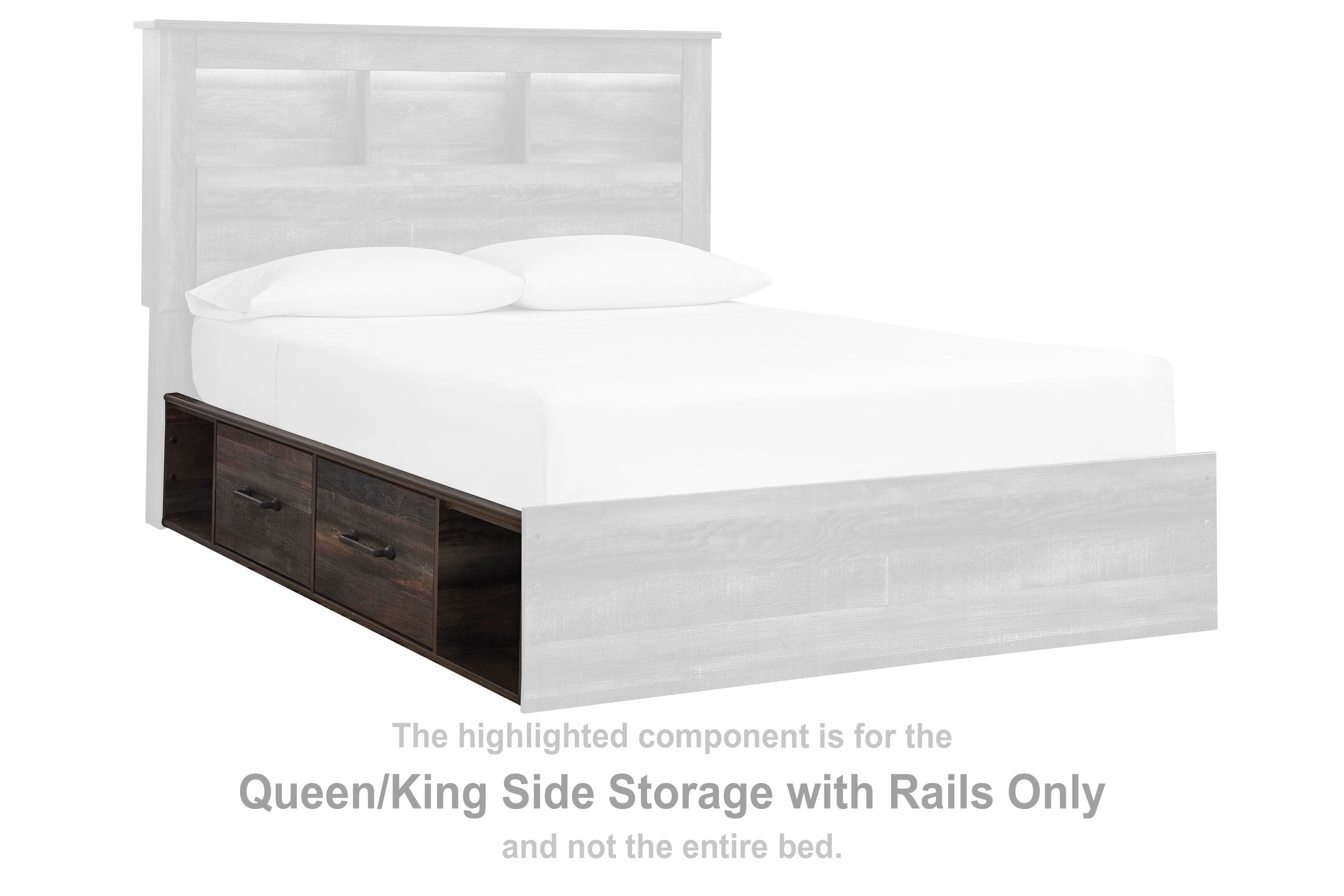 Drystan Queen Panel Storage Bed and 2 Nightstands