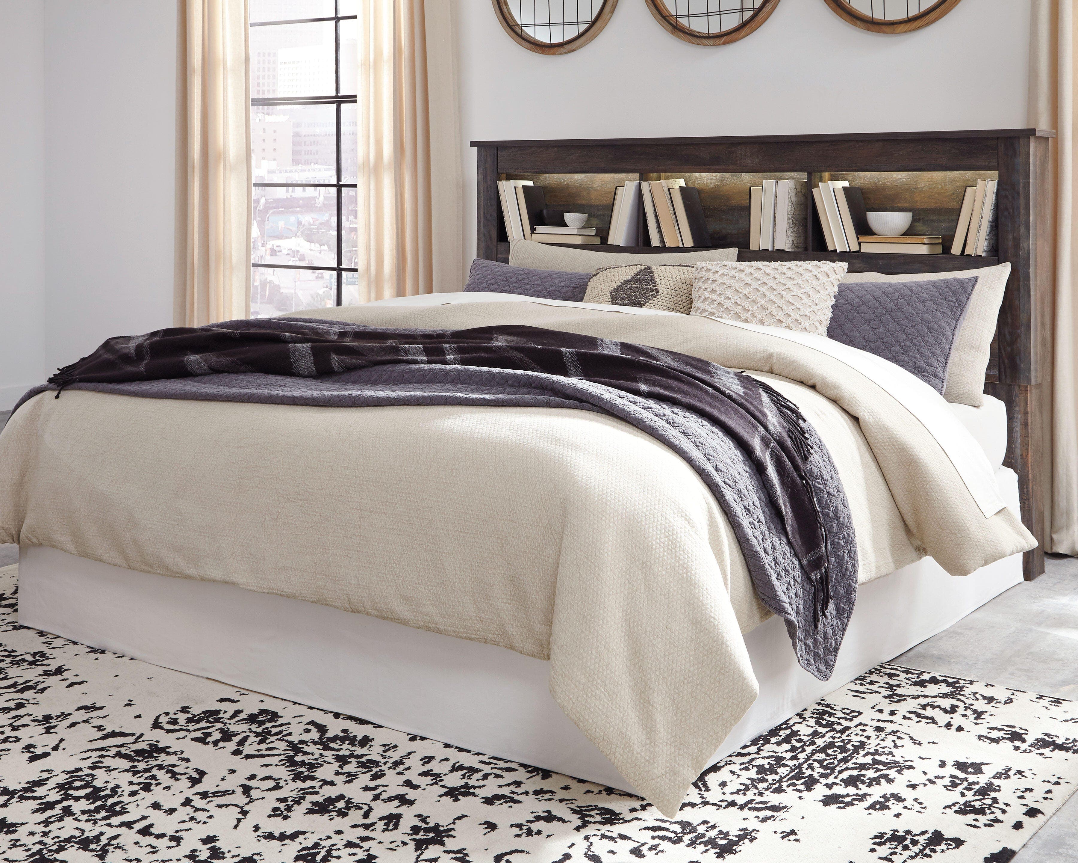 Drystan King Bookcase Bed