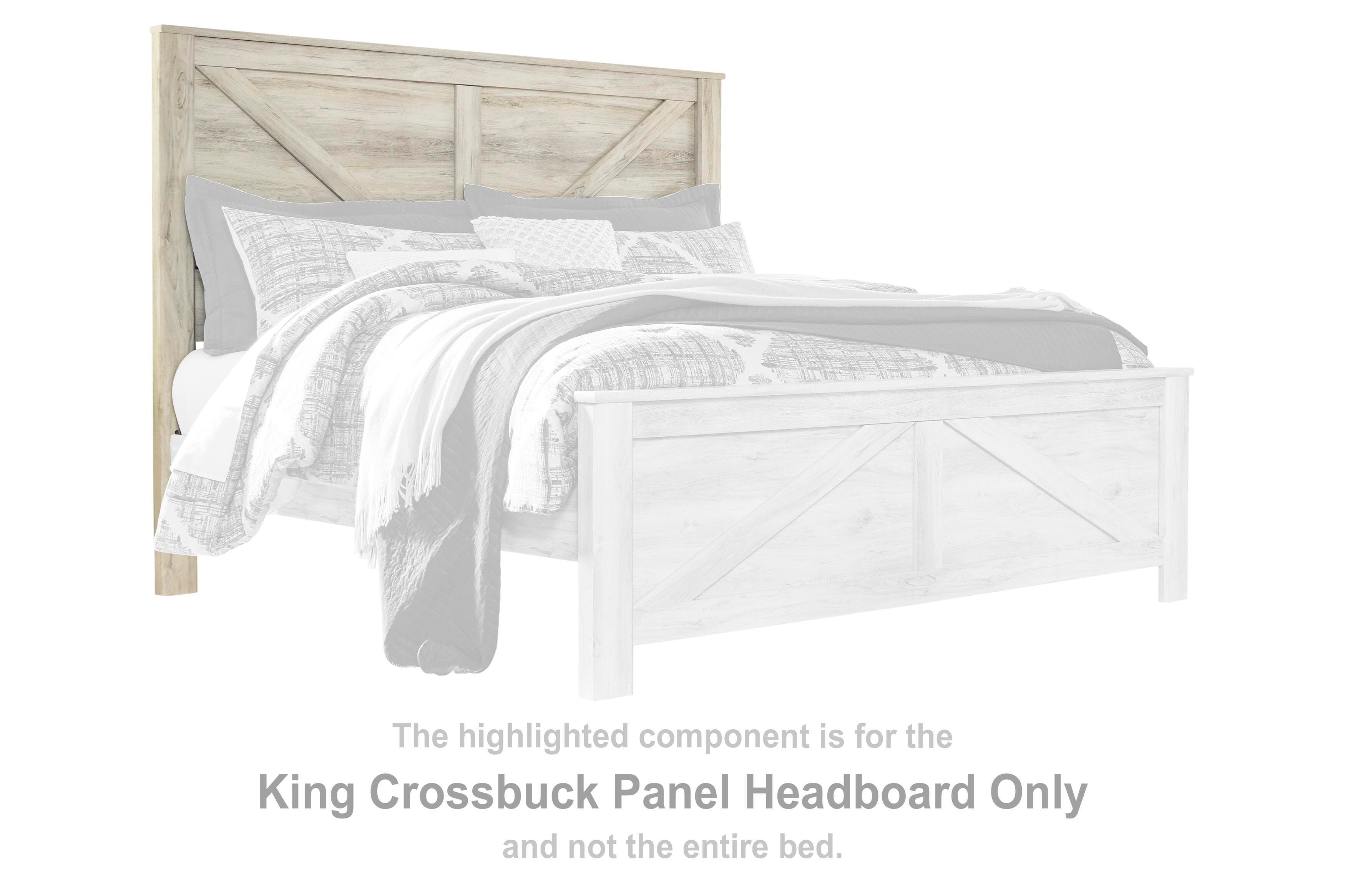 Bellaby King Crossbuck Panel Bed
