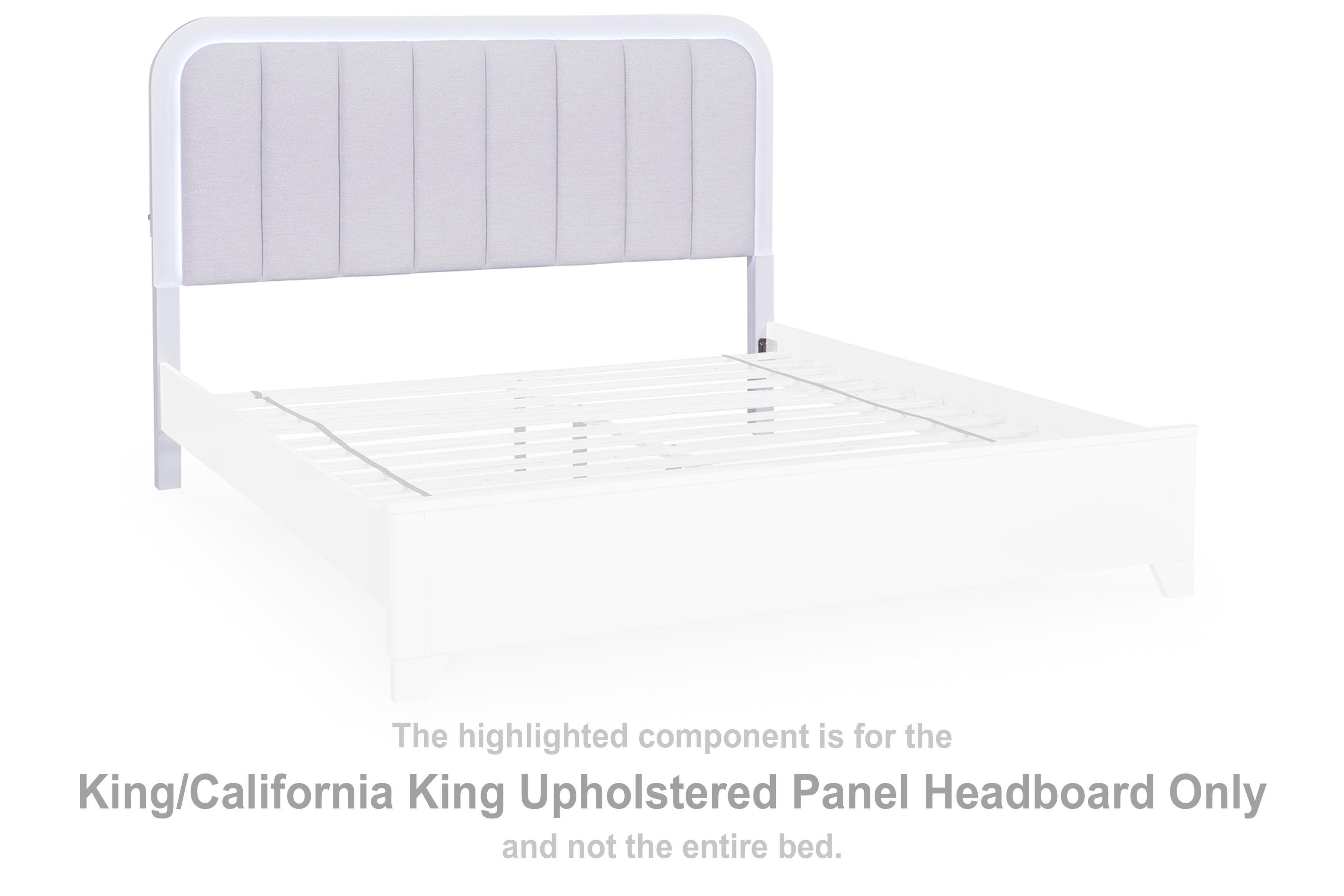 Jarlee California King Upholstered Panel Bed