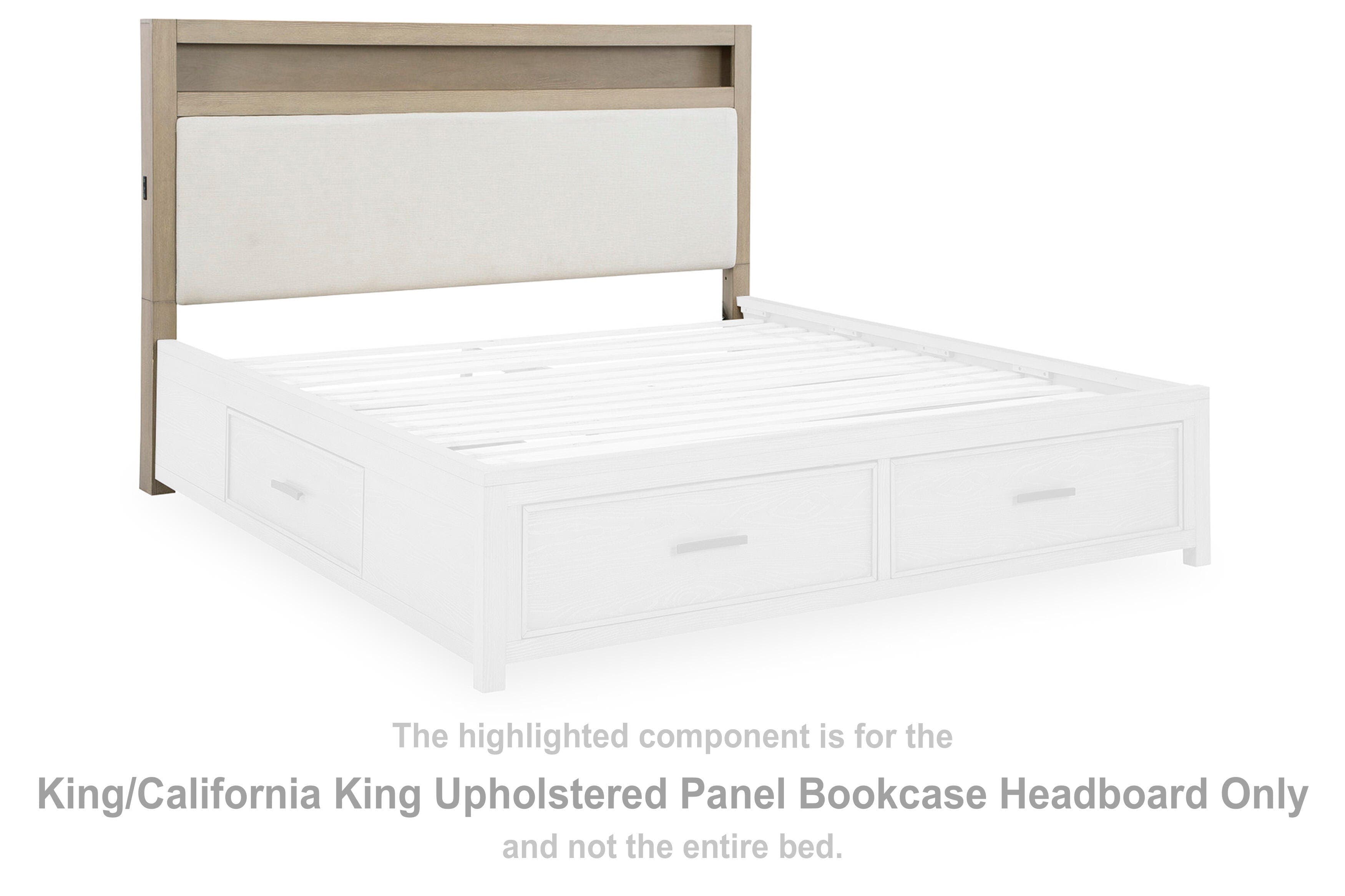 Calmoro California King Bookcase Bed