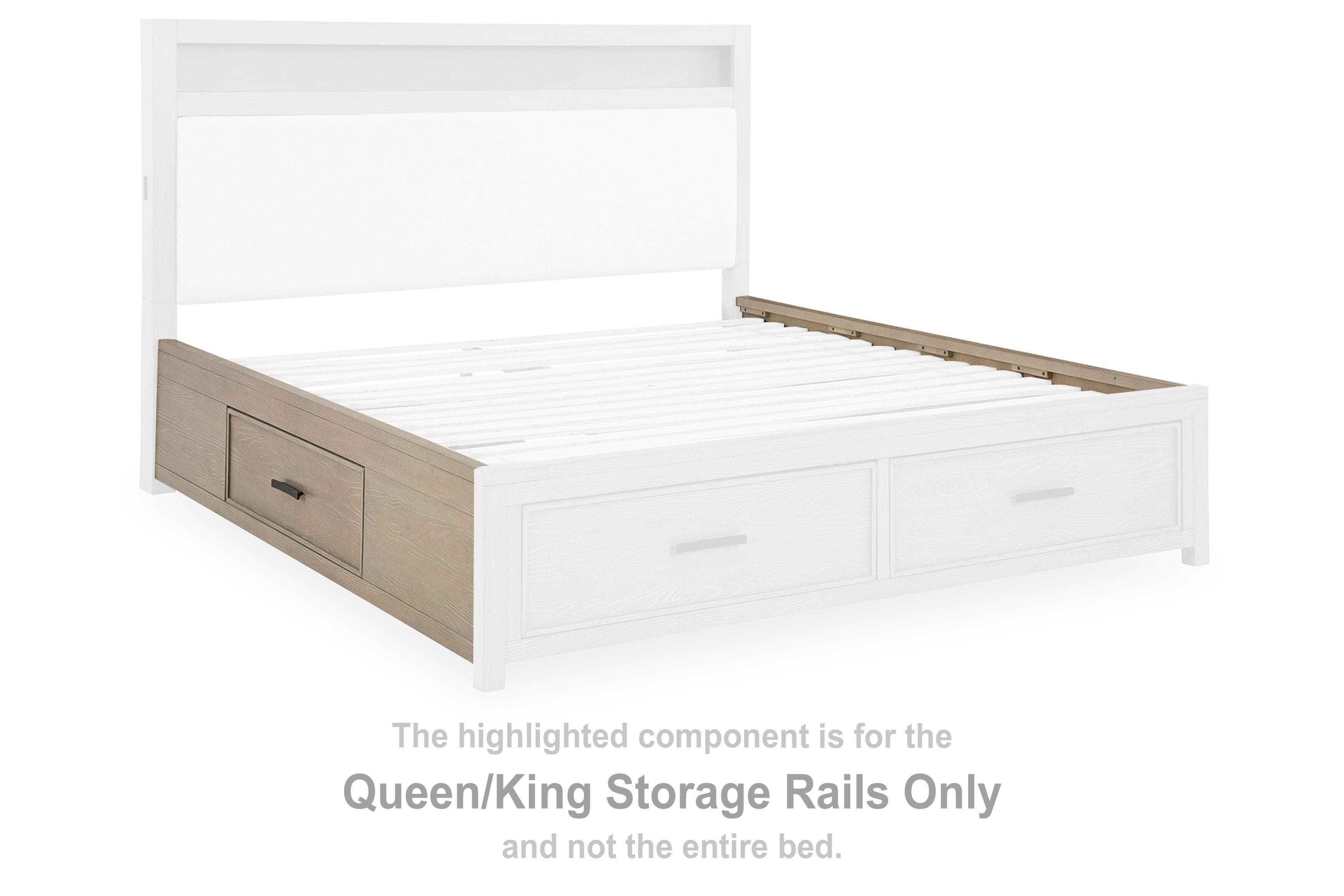 Calmoro Queen/king Storage Rails