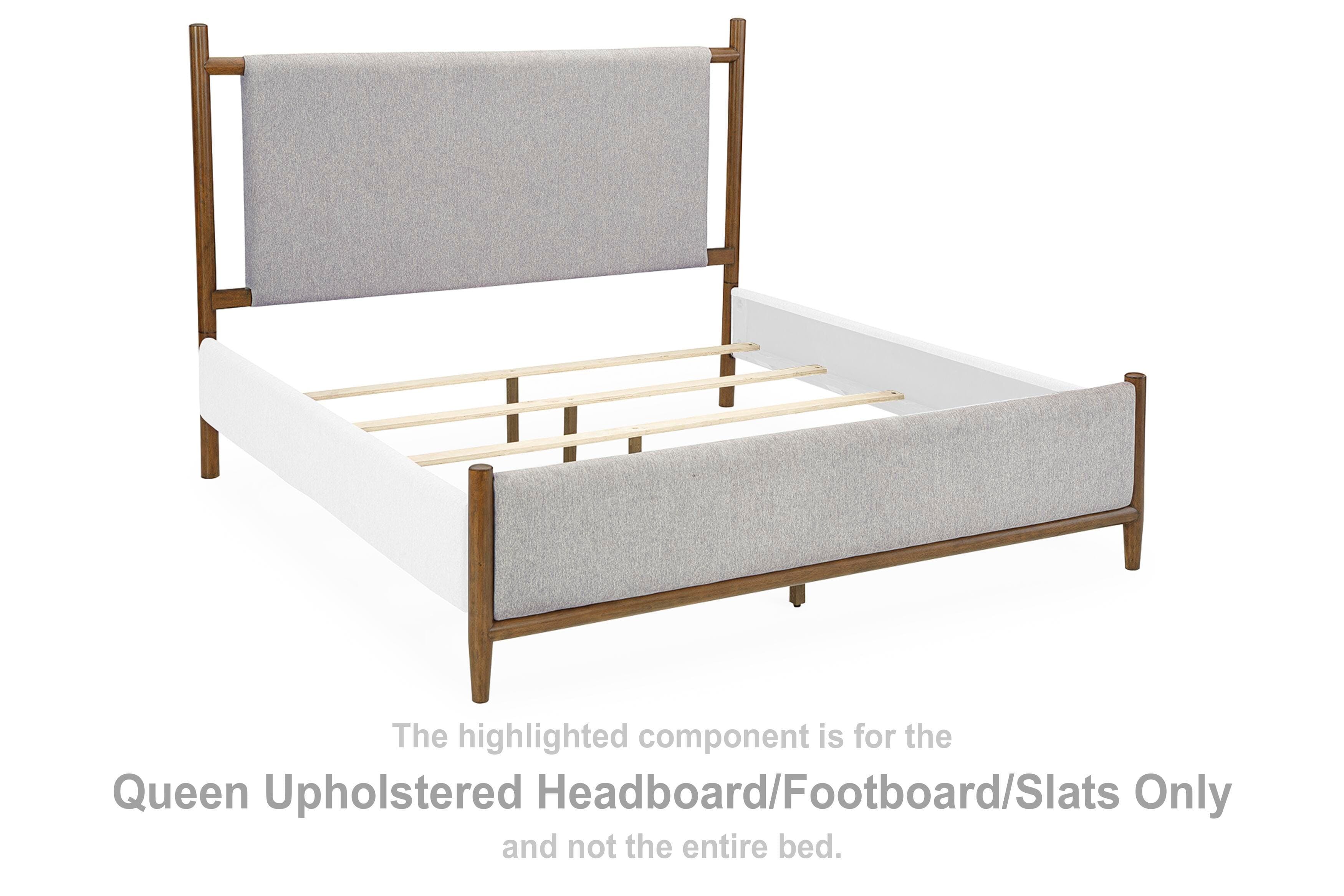 Lyncott Queen Upholstered Panel Bed