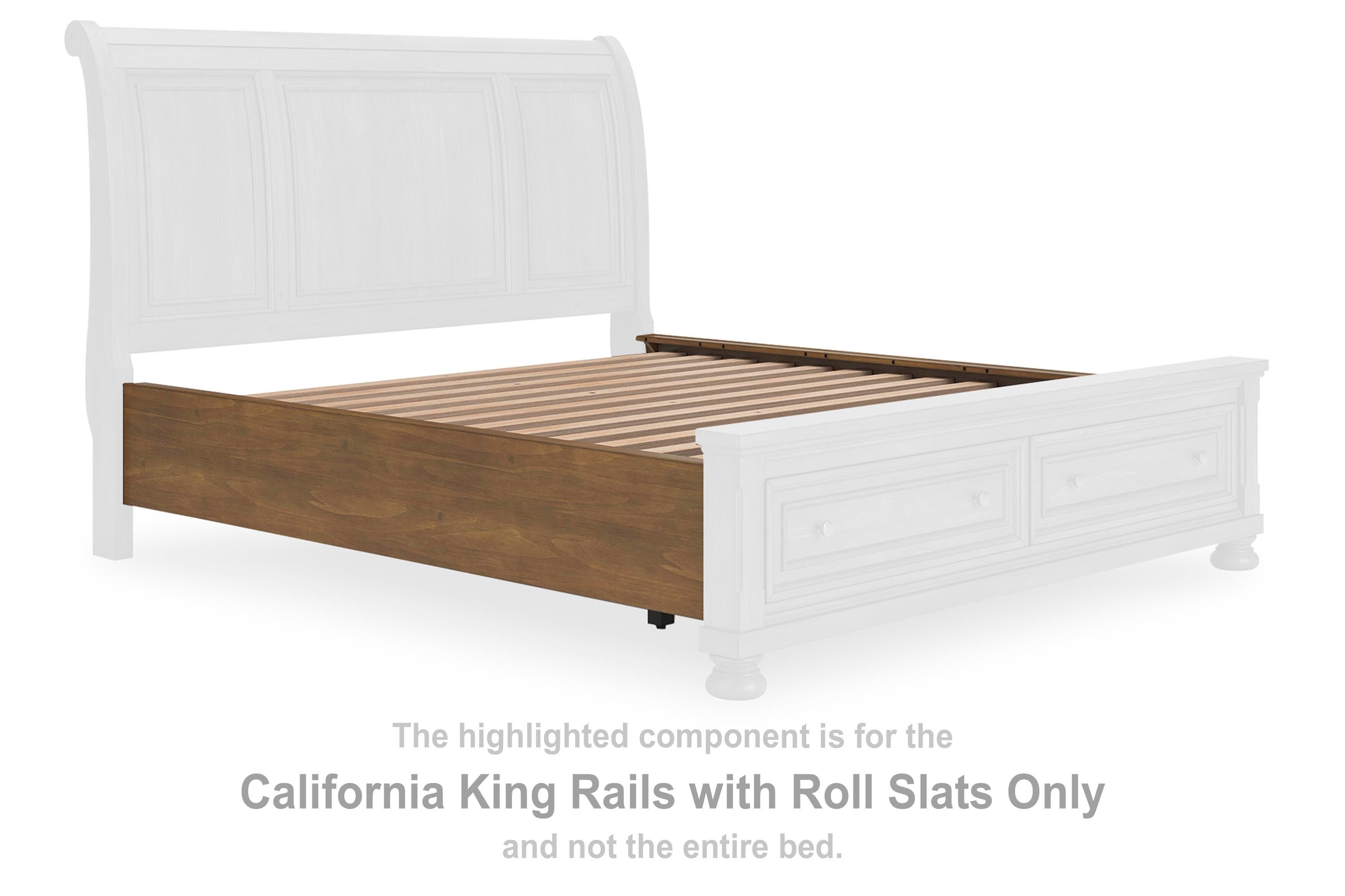 Feddinger California King Rails with Roll Slats