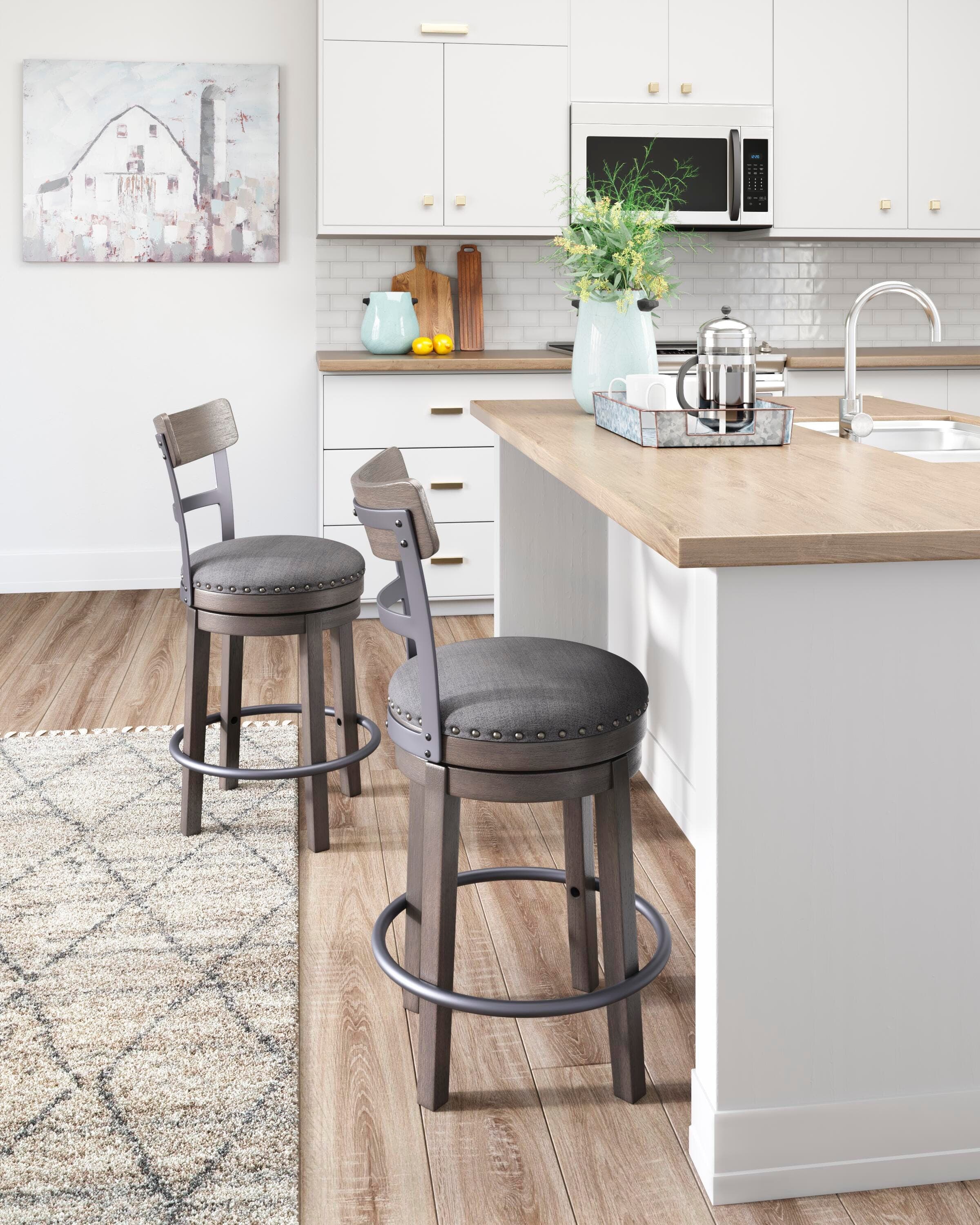 Caitbrook Counter Height Swivel Bar Stool