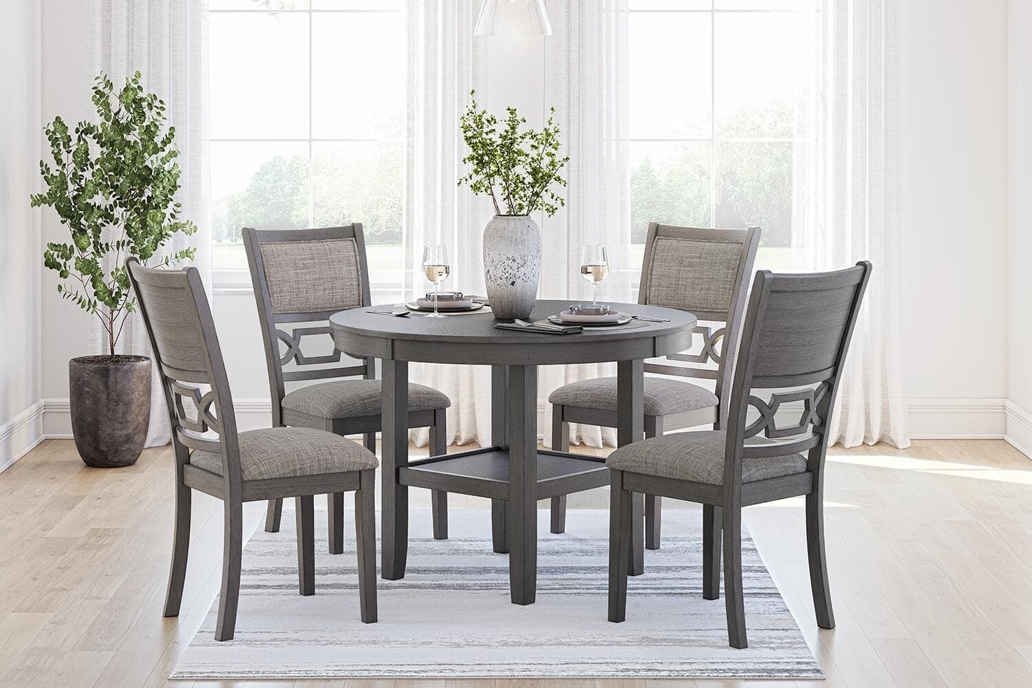 Wrenning Dining Table and 4 Chairs (set of 5)