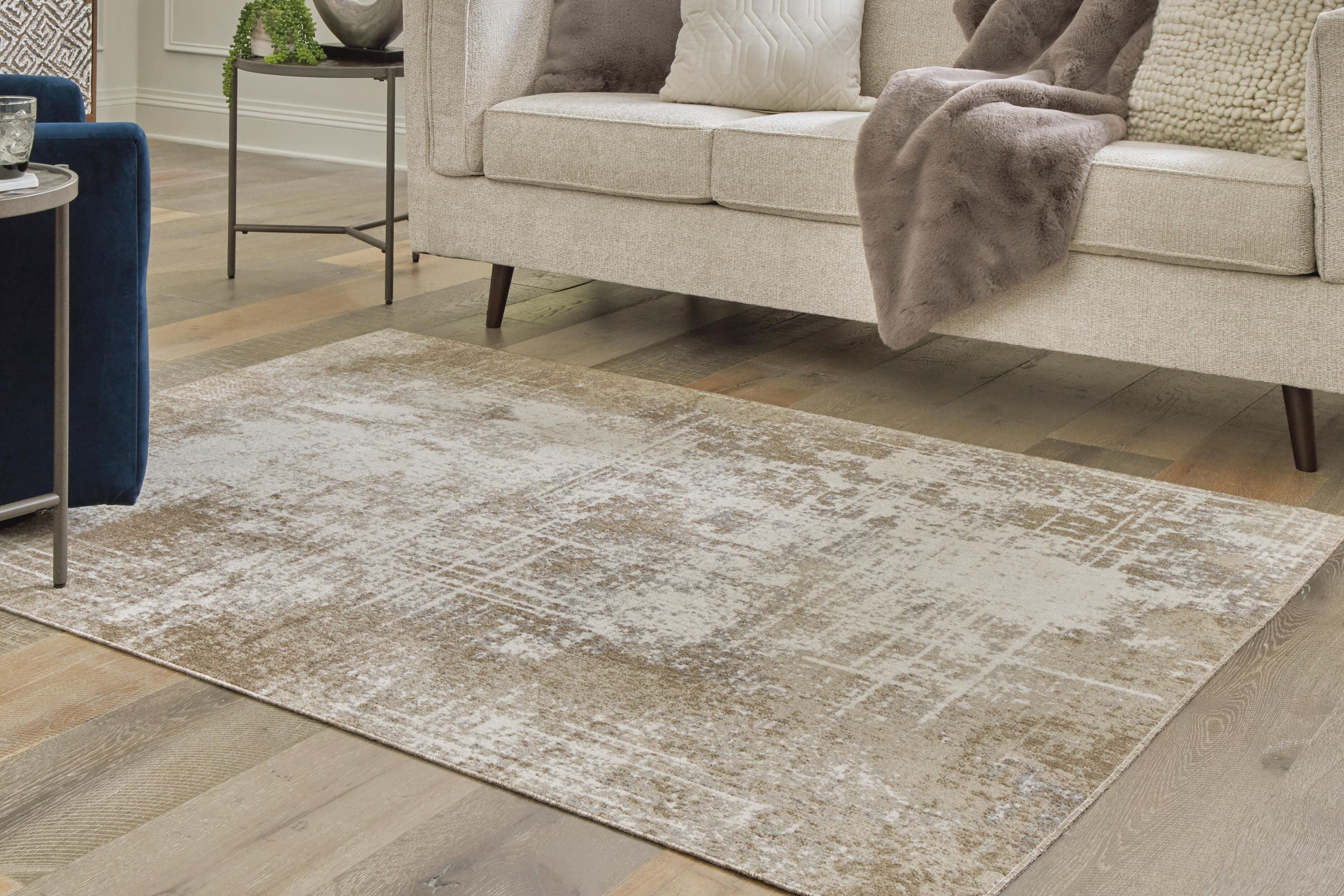 Grifflain 5'1" X 7' Washable Rug