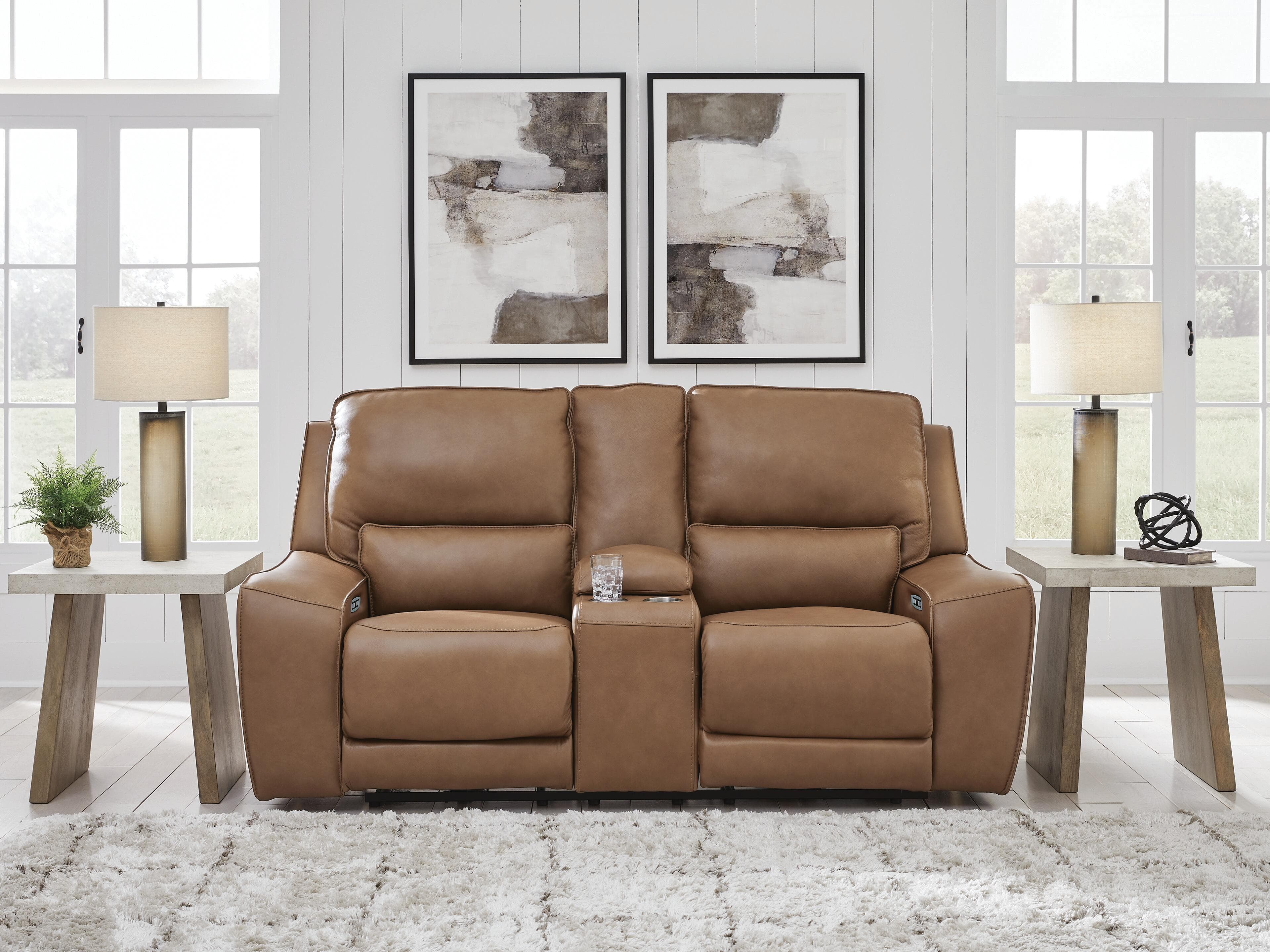 Deepwakes Power Reclining Loveseat with Console
