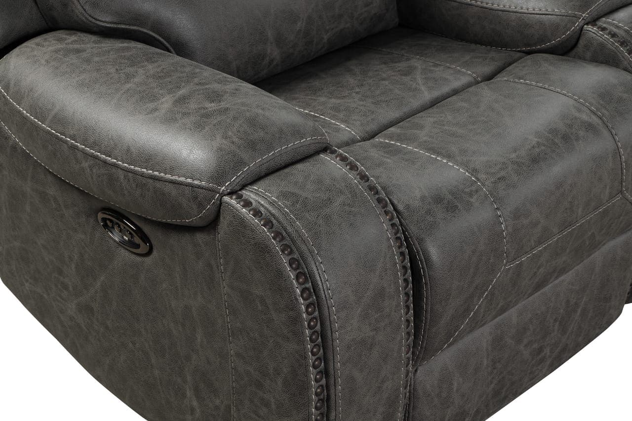 Power Recliner Chair Grey