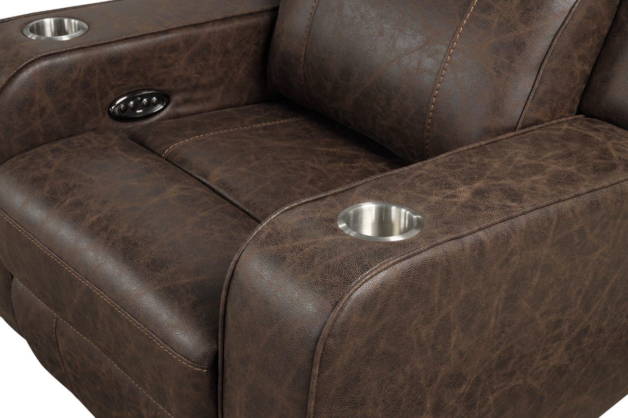 Power Recliner Brown