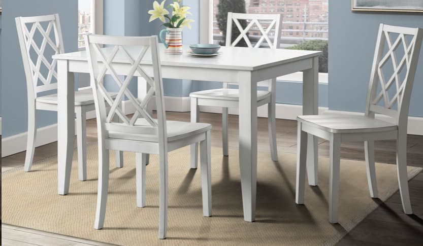 5 PC Dinette Set White