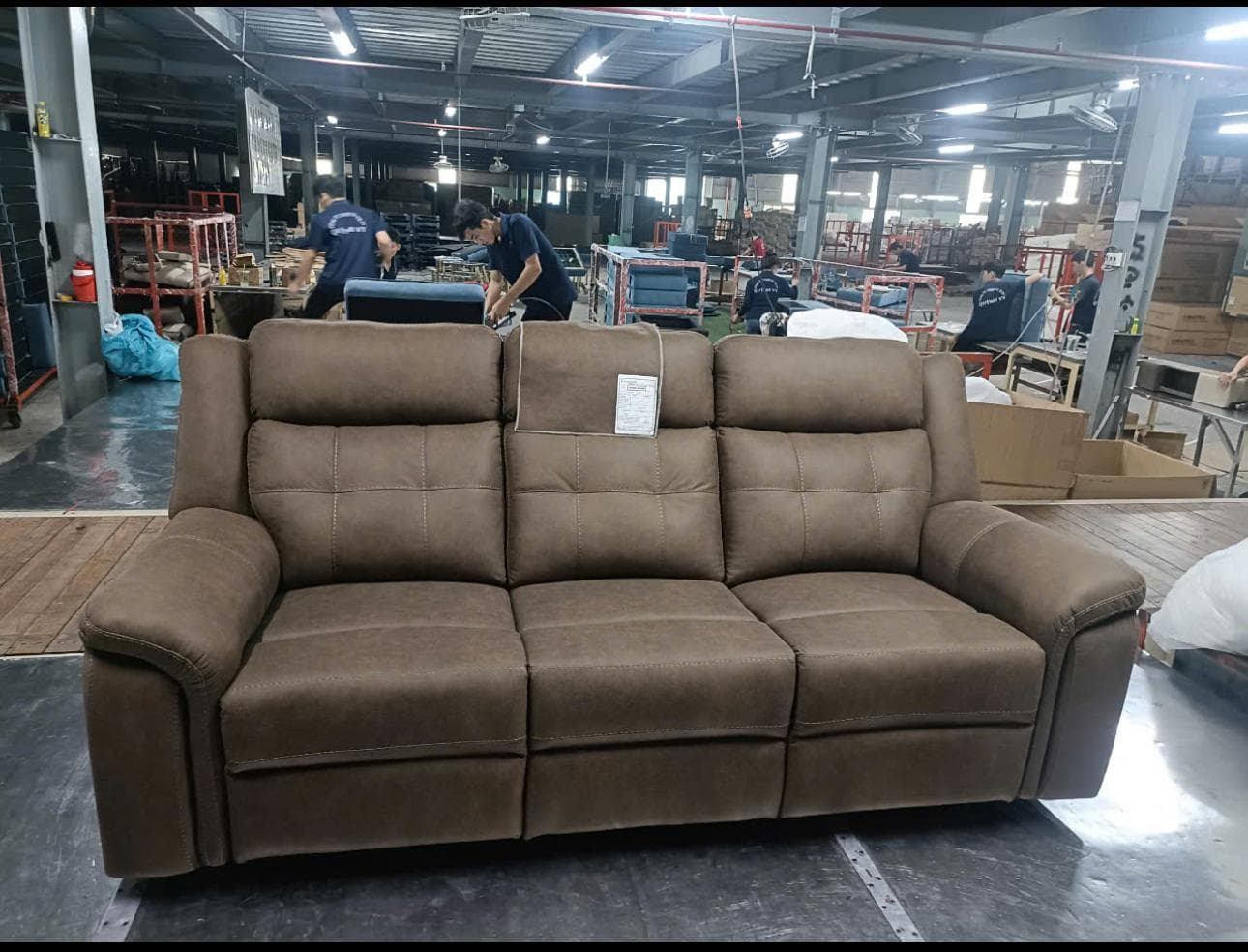 Fresno Glider Motion Recliner - Brown