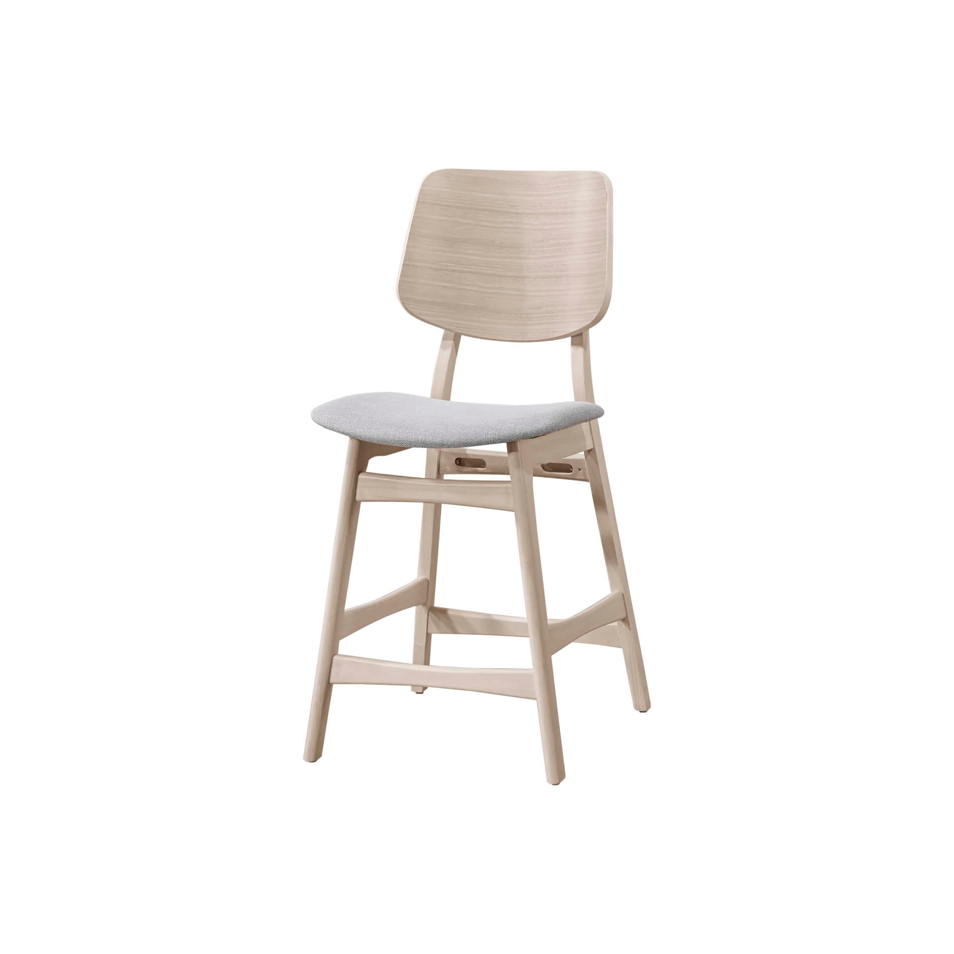 Oscar Counter Chair, White Ash