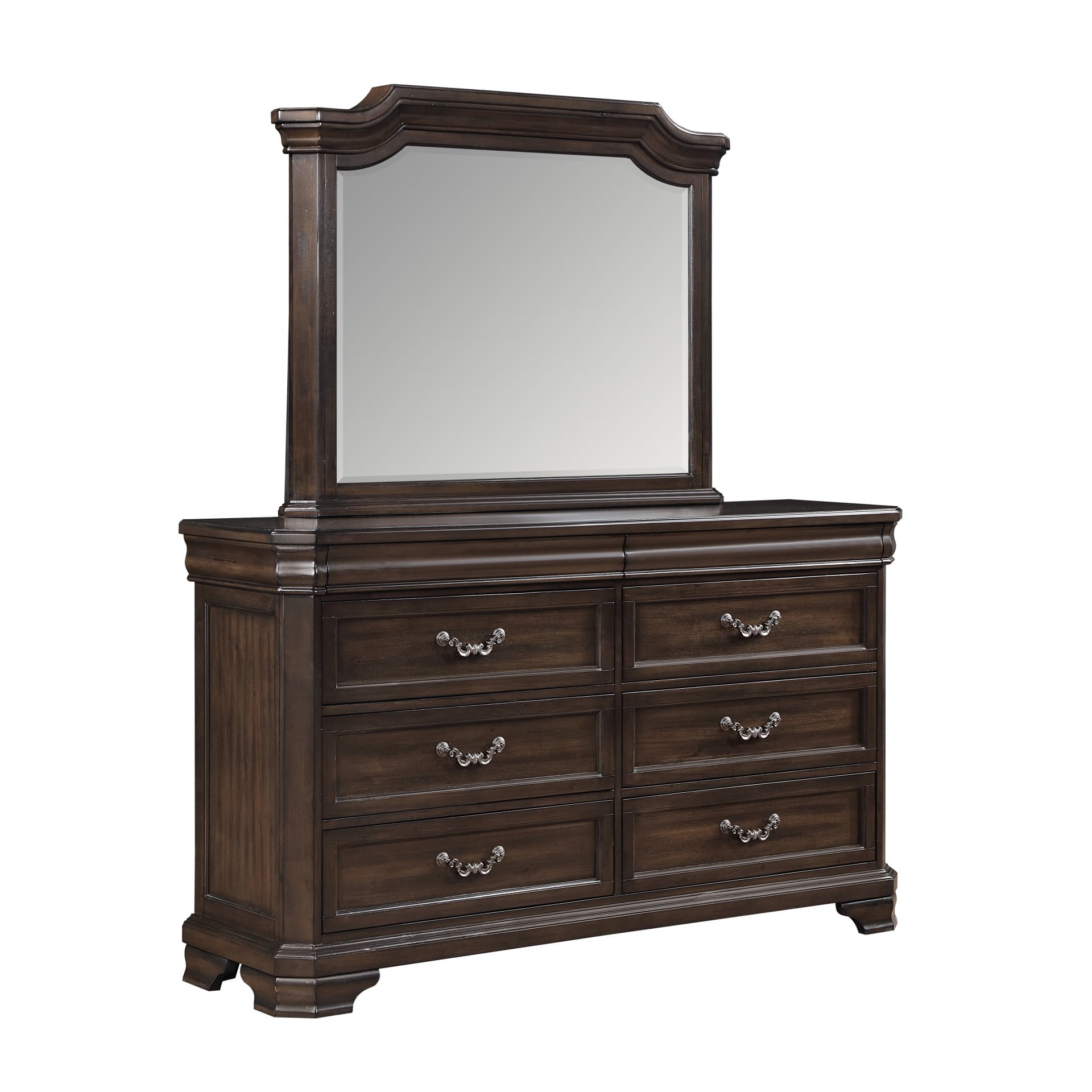 Lyndhurst Landscape Mirror, Walnut