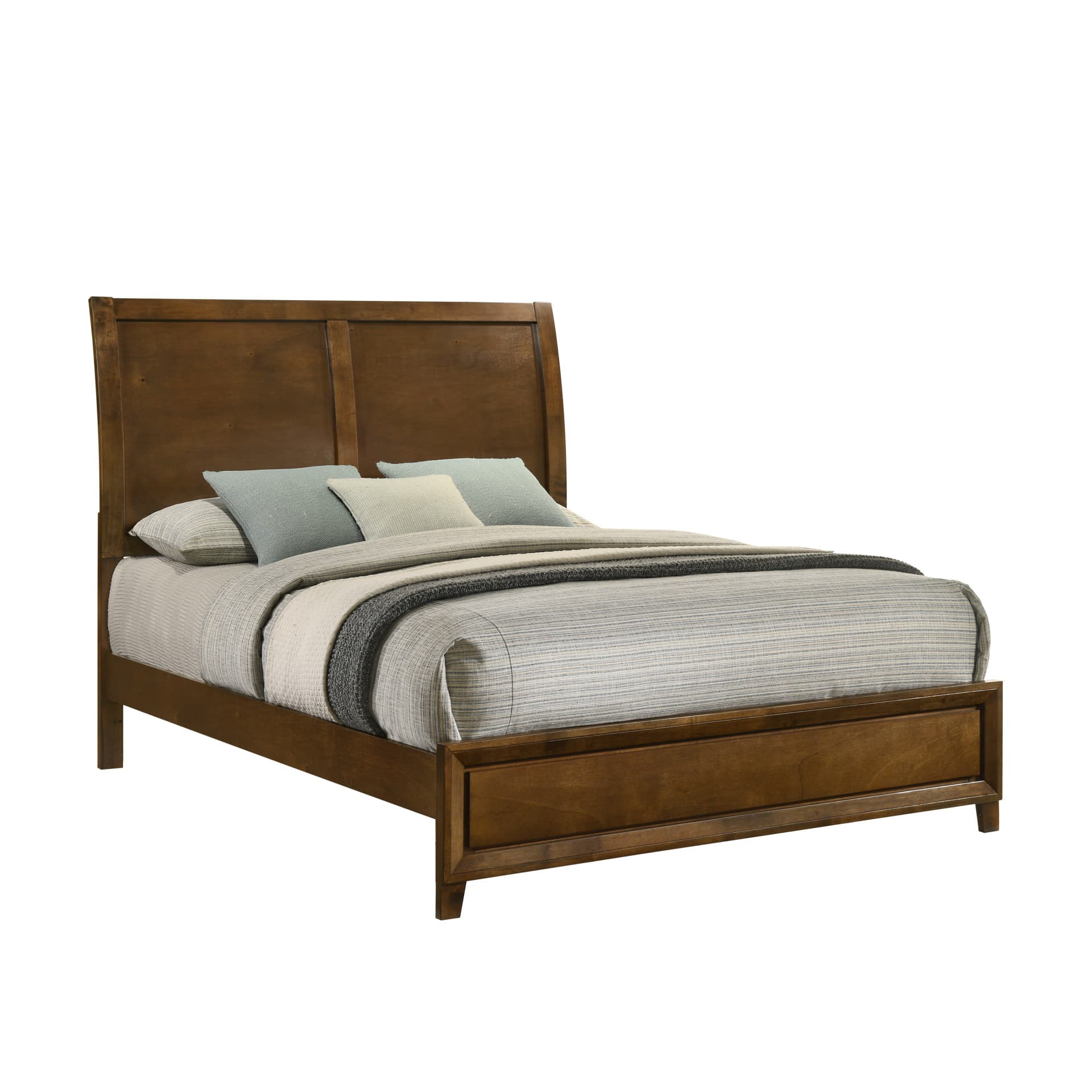 Ballard Walnut Queen Bed