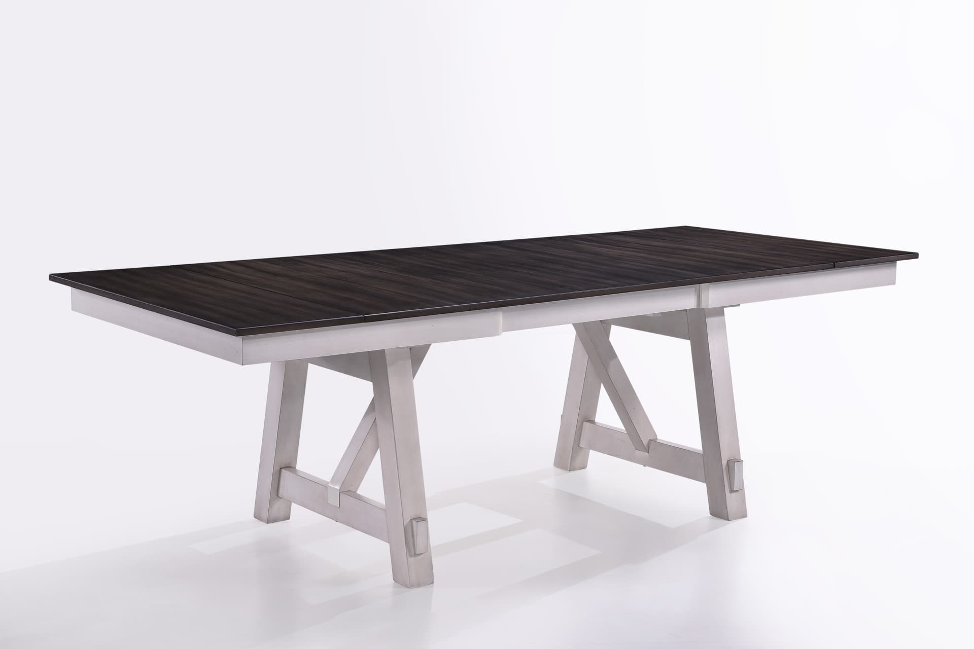 Maisie Dining Table Top-White/brown (1 of 2)