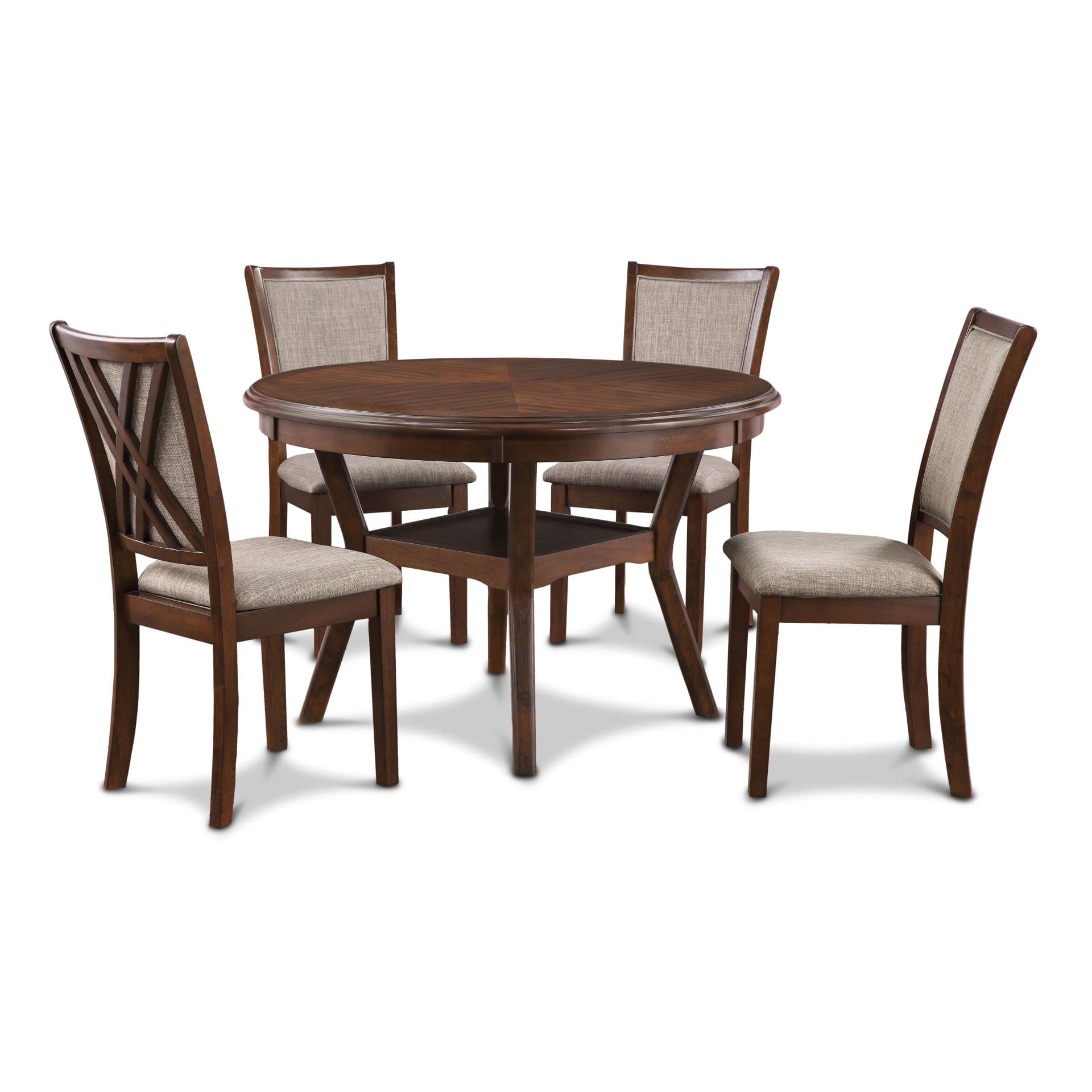 Amy Dining Amy 5 Pc 47" Round Dining Set