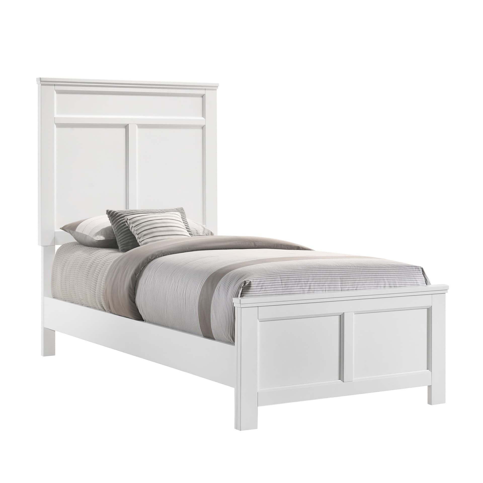 Andover White Twin Bed