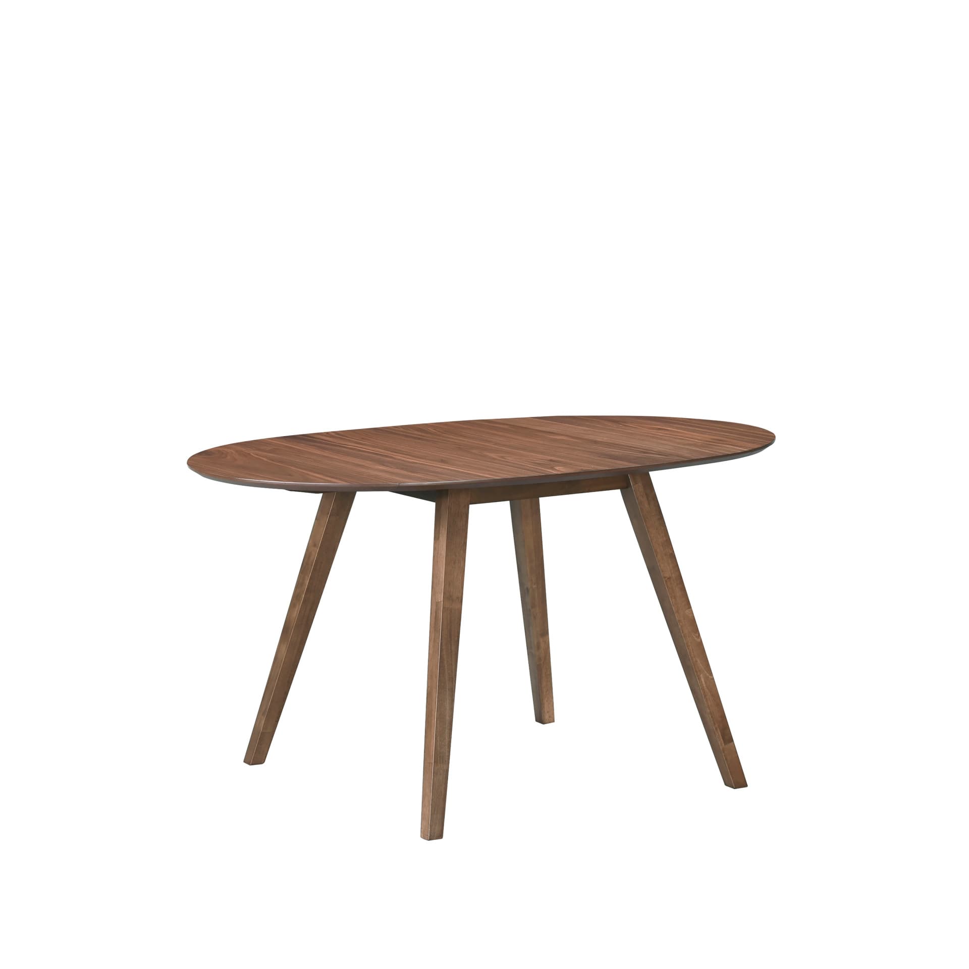 Oscar Oval Drop Leaf Dining Table, Walnut