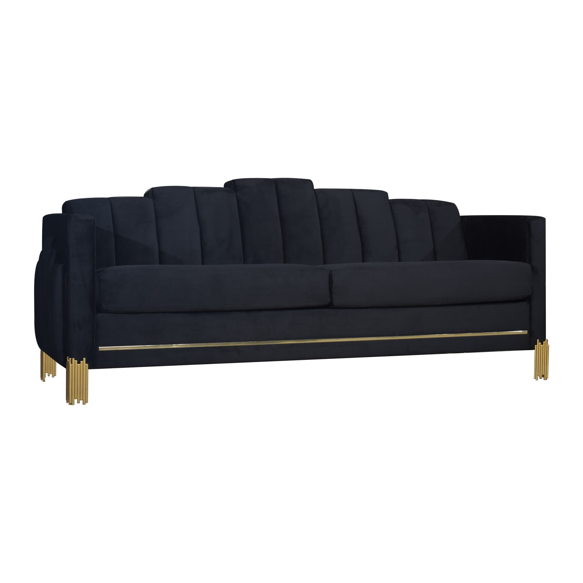 Empire Lighted Sofa, Black