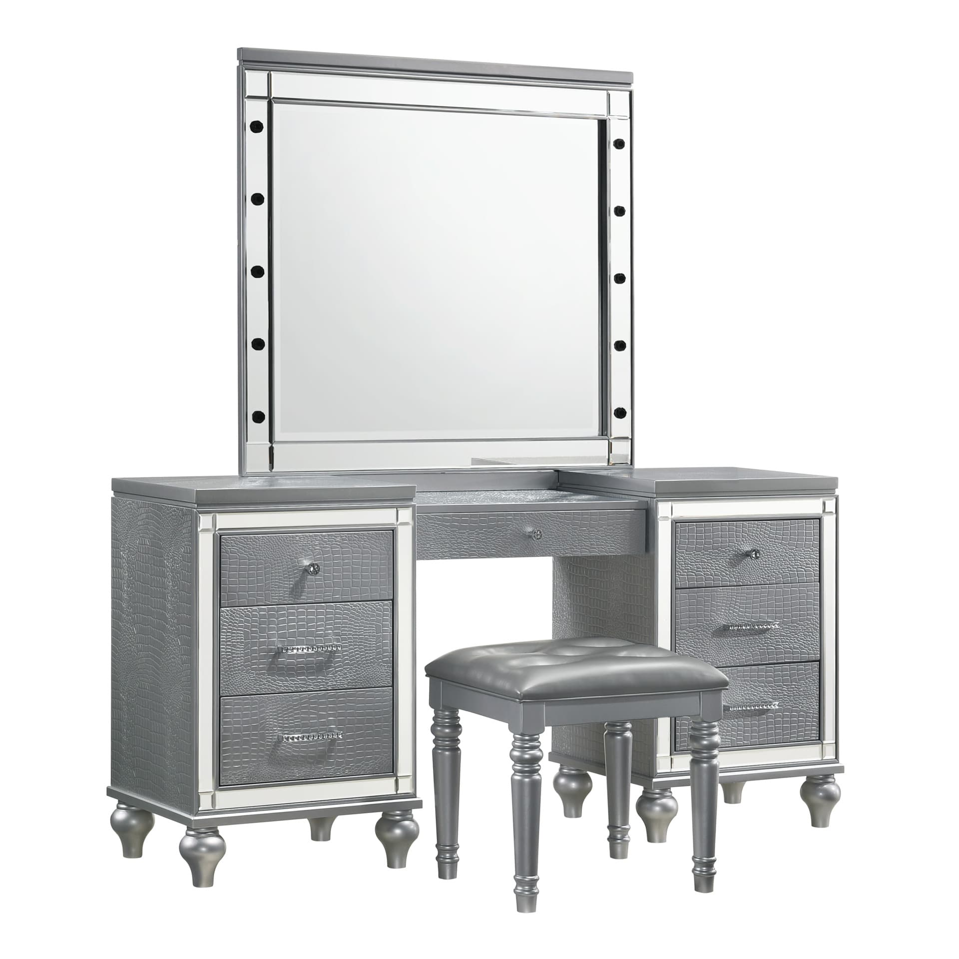Valentino Dressing Table Mirror (bulbs Not Included)