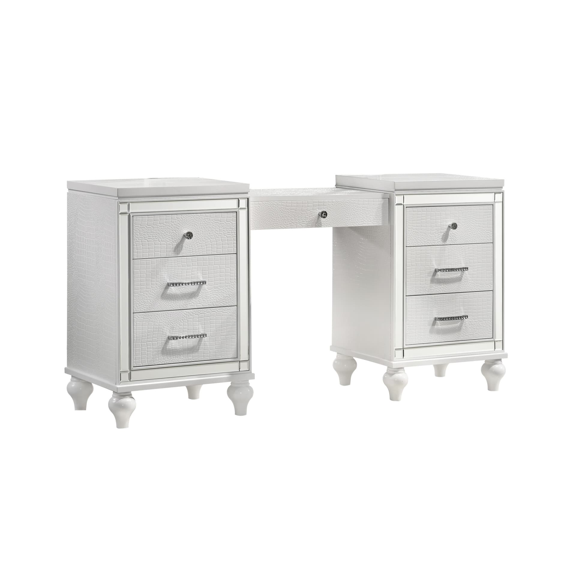 Valentino White Valentino Dressing Table