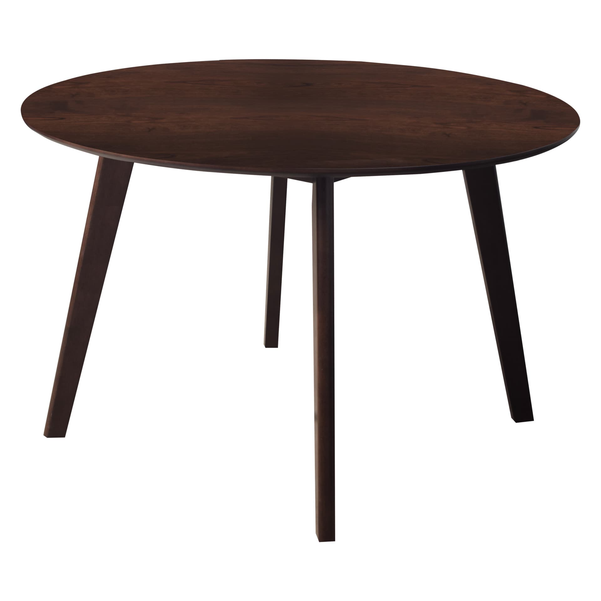 Tioga 47" Round Table, Brown Cherry
