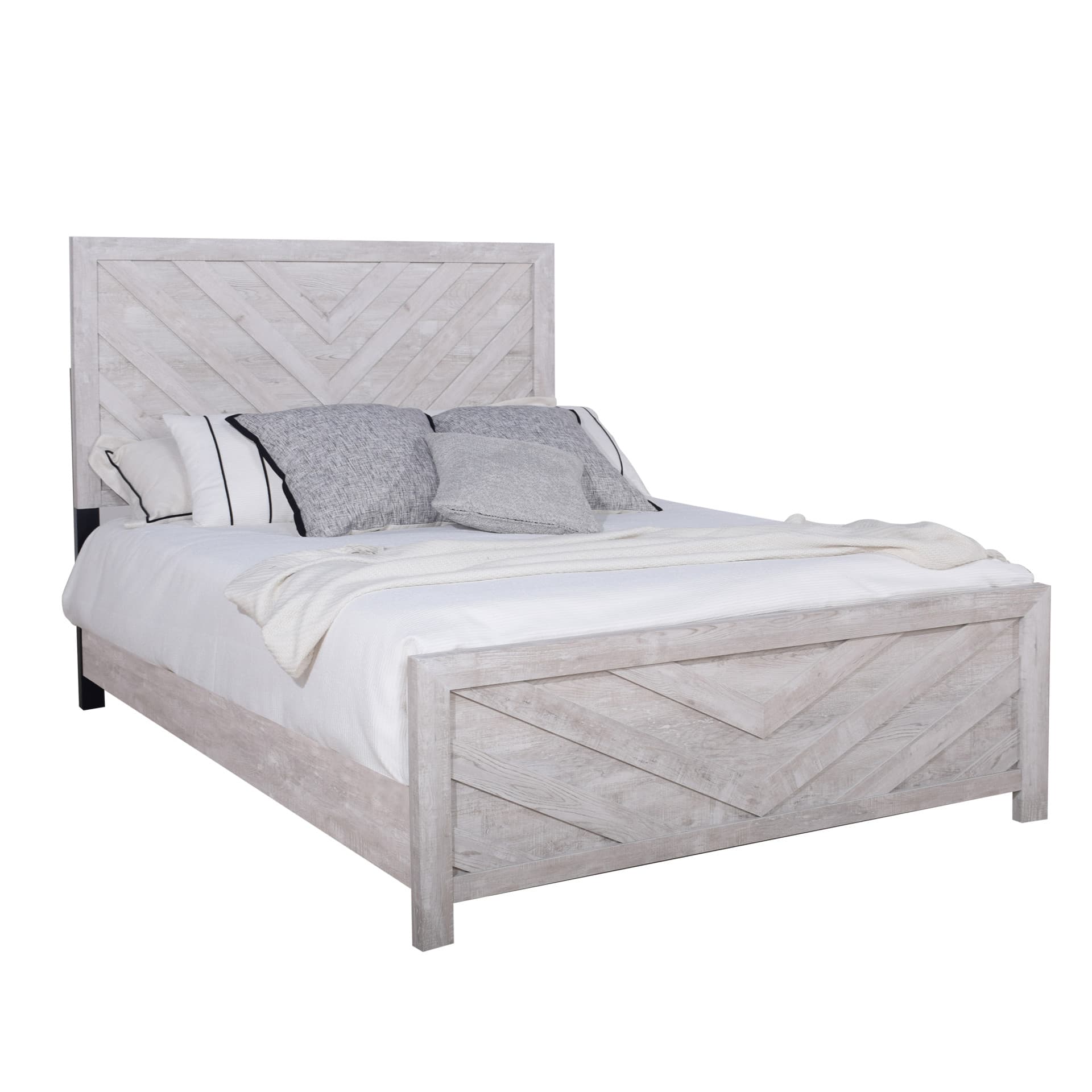 00-3314 Biscayne 5/0 Q Hb,fb, & Slats-driftwood