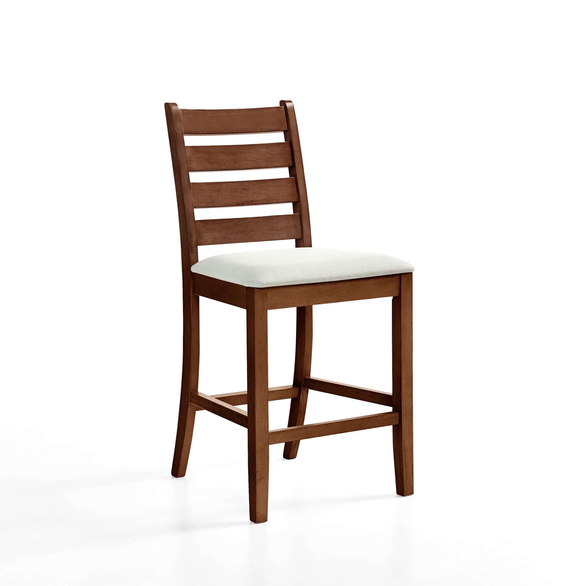 Pascal Ladderback Counter Chair (2 Per Carton), Walnut