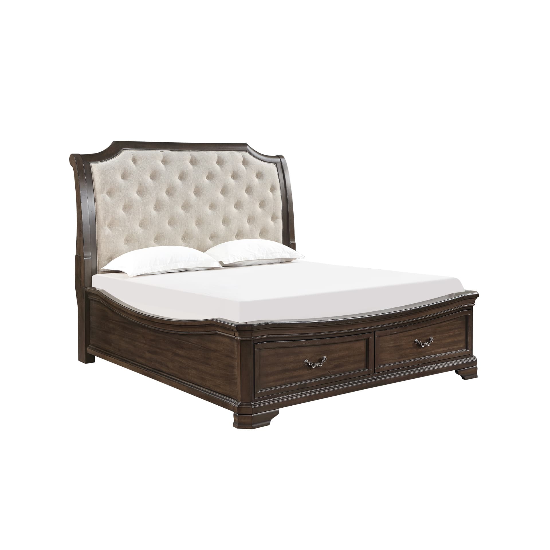 Lyndhurst Walnut King Bed