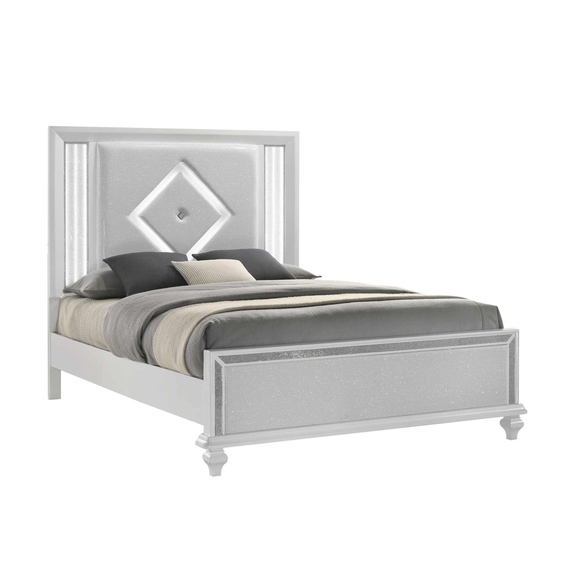 Stardust Queen Lighted Bed