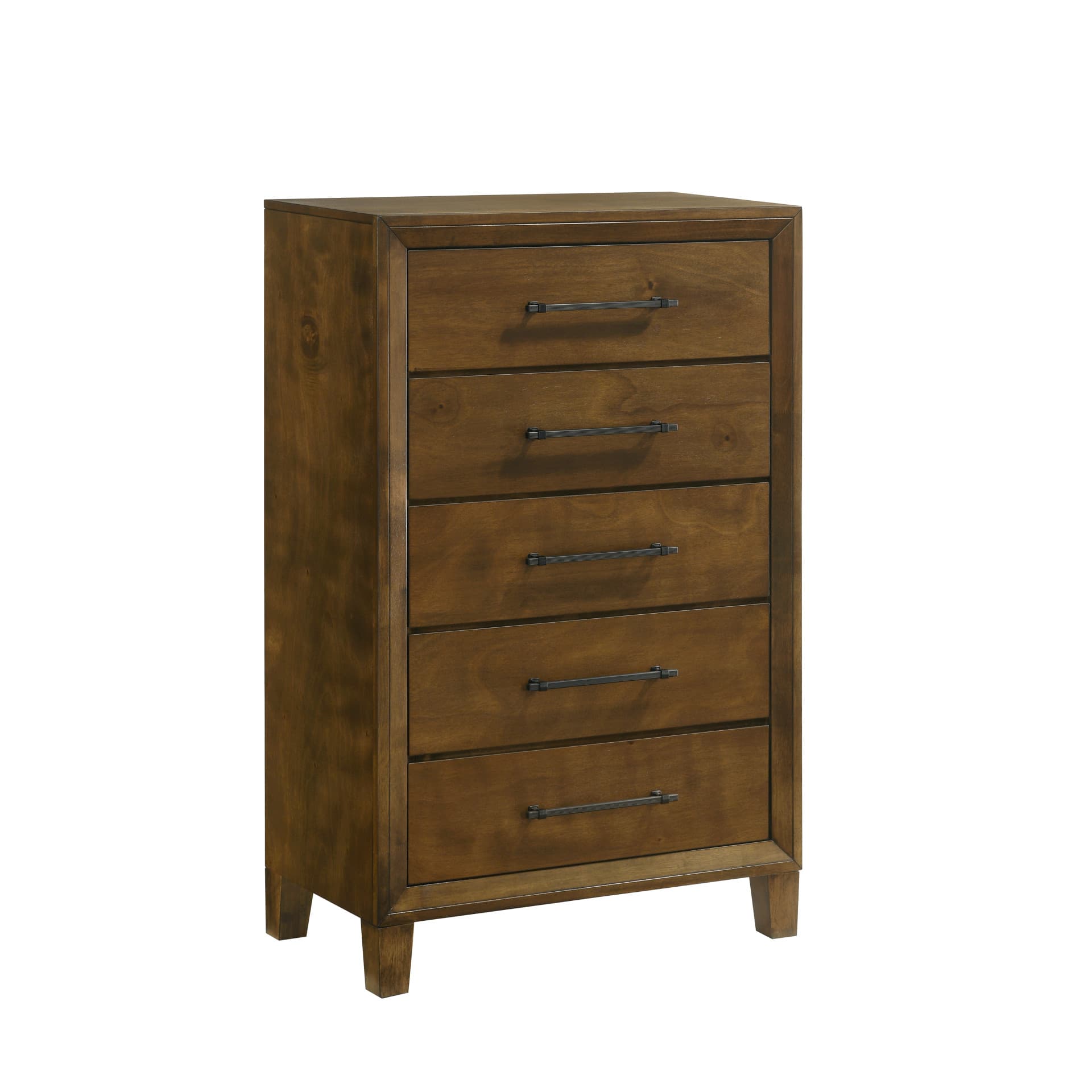 Ballard 5 Drawer Chest, Walnut