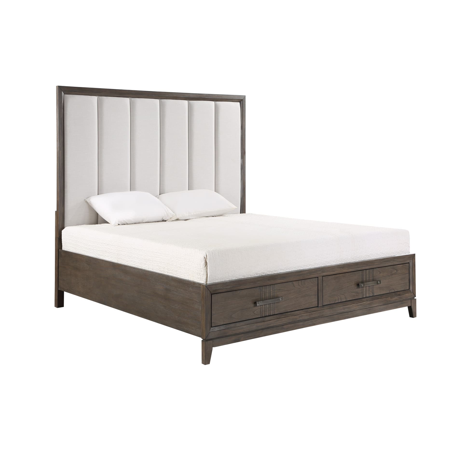Landon Bedroom Landon 5/0 Q Headboard-walnut