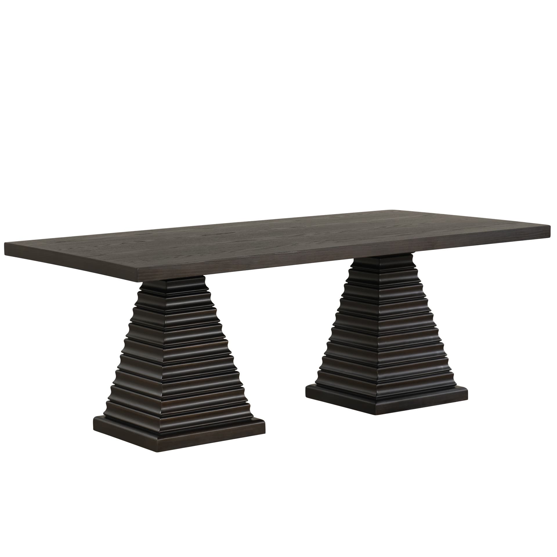 Plateau Rectangle Dining Top, Rustic Espresso