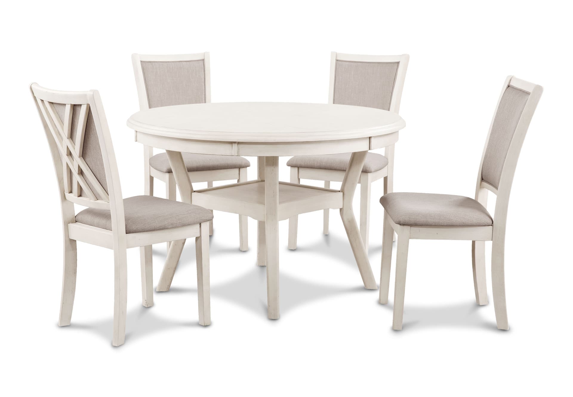 Amy 5 Pc 47" Round Dining Set
