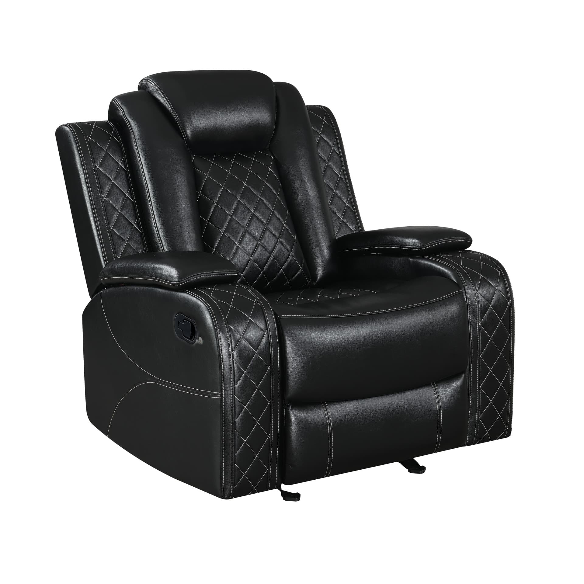 Orion Ii Glider Recliner, Black