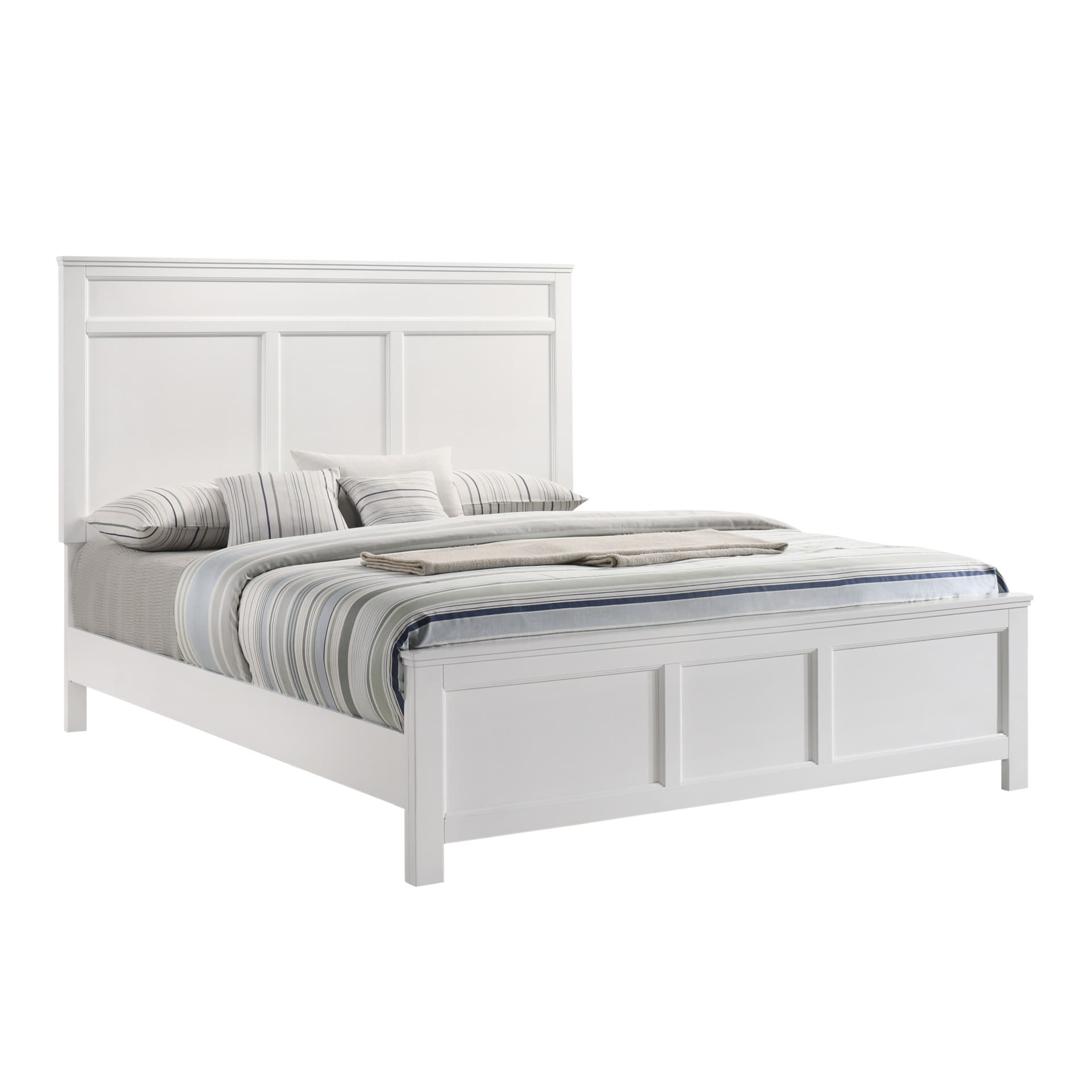 Andover White California King Bed