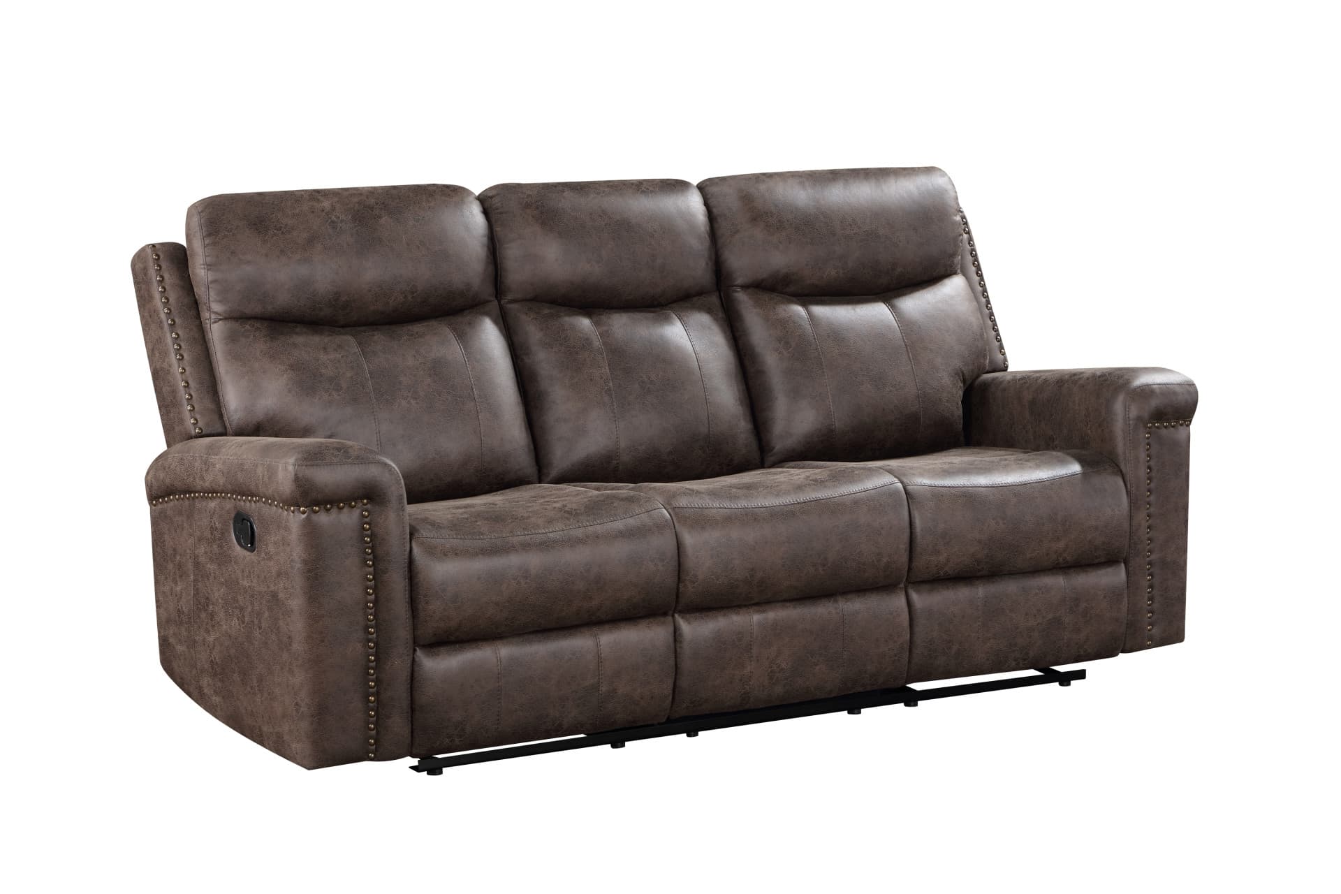 Quade Sofa with Dual Recliner, Mocha