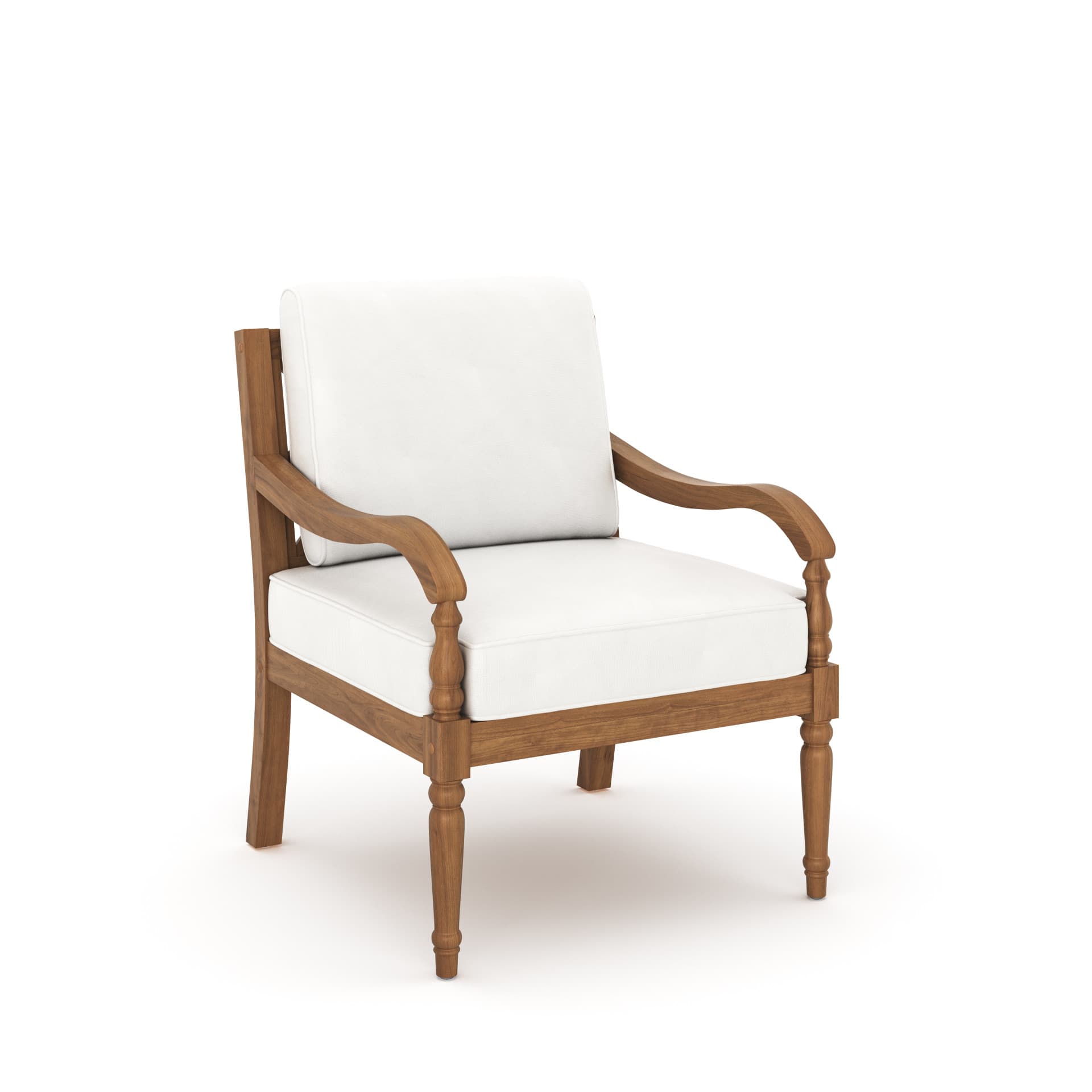 Savannah Club Chair (2 Per Carton), White Linen