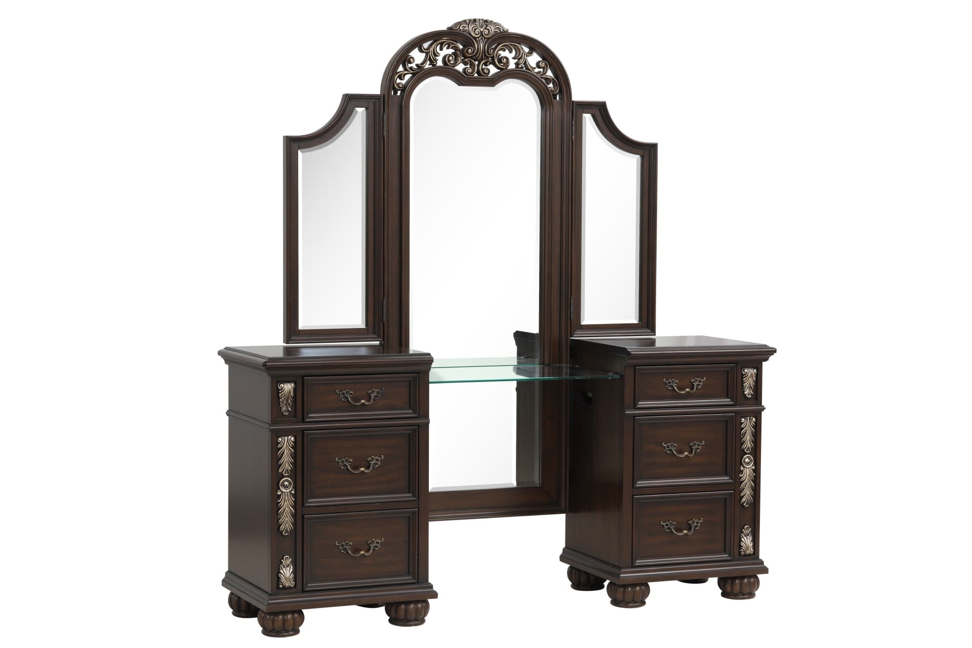 Maximus Vanity Table Mirror, Madeira
