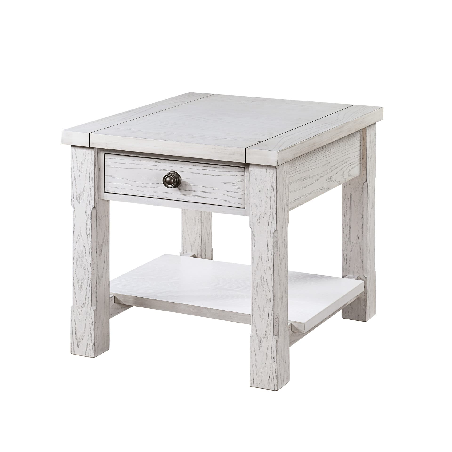 Dorsey Occasional Dorsey 1 Drawer End Table-white
