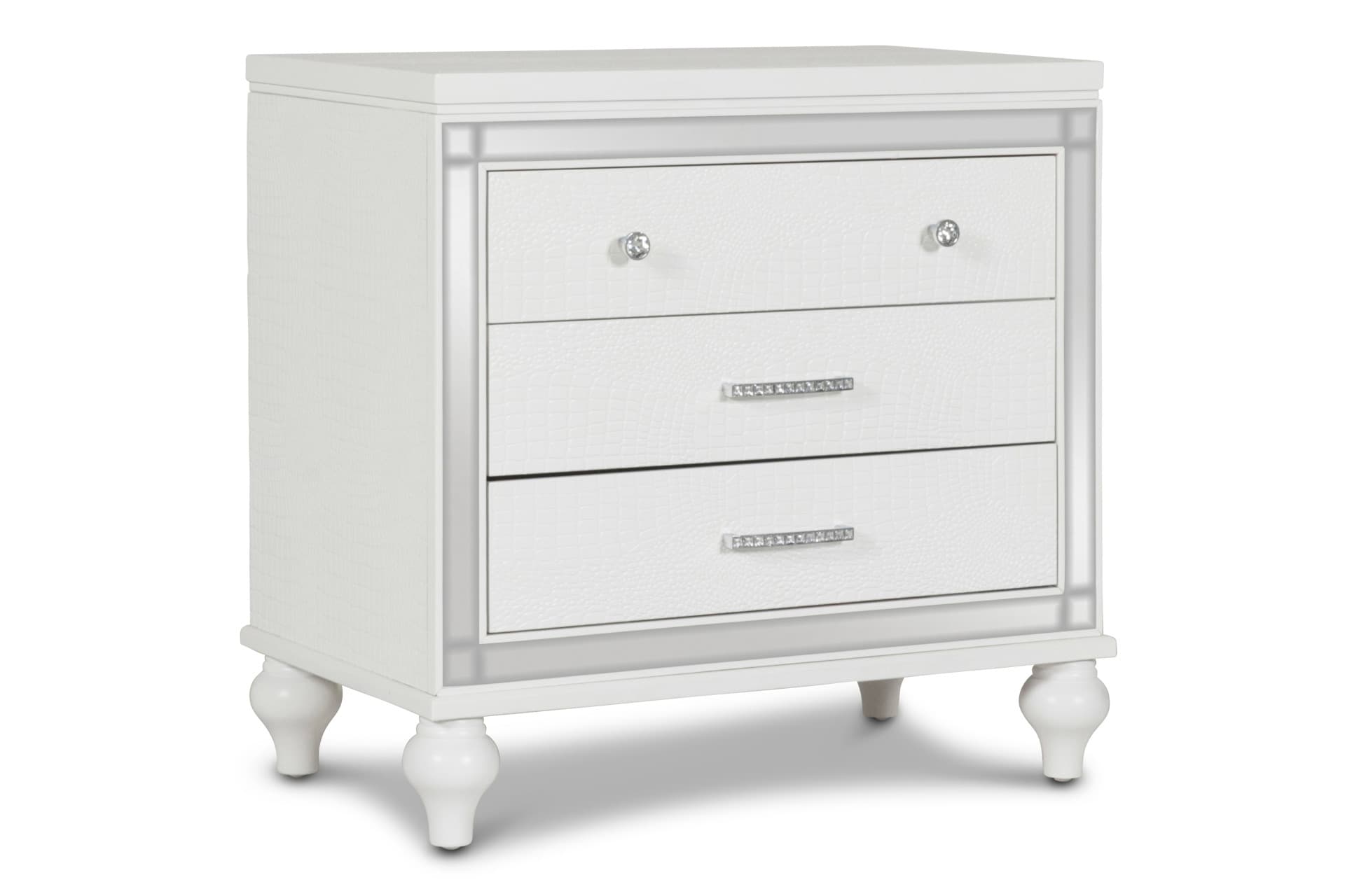 Valentino White Valentino Nightstand